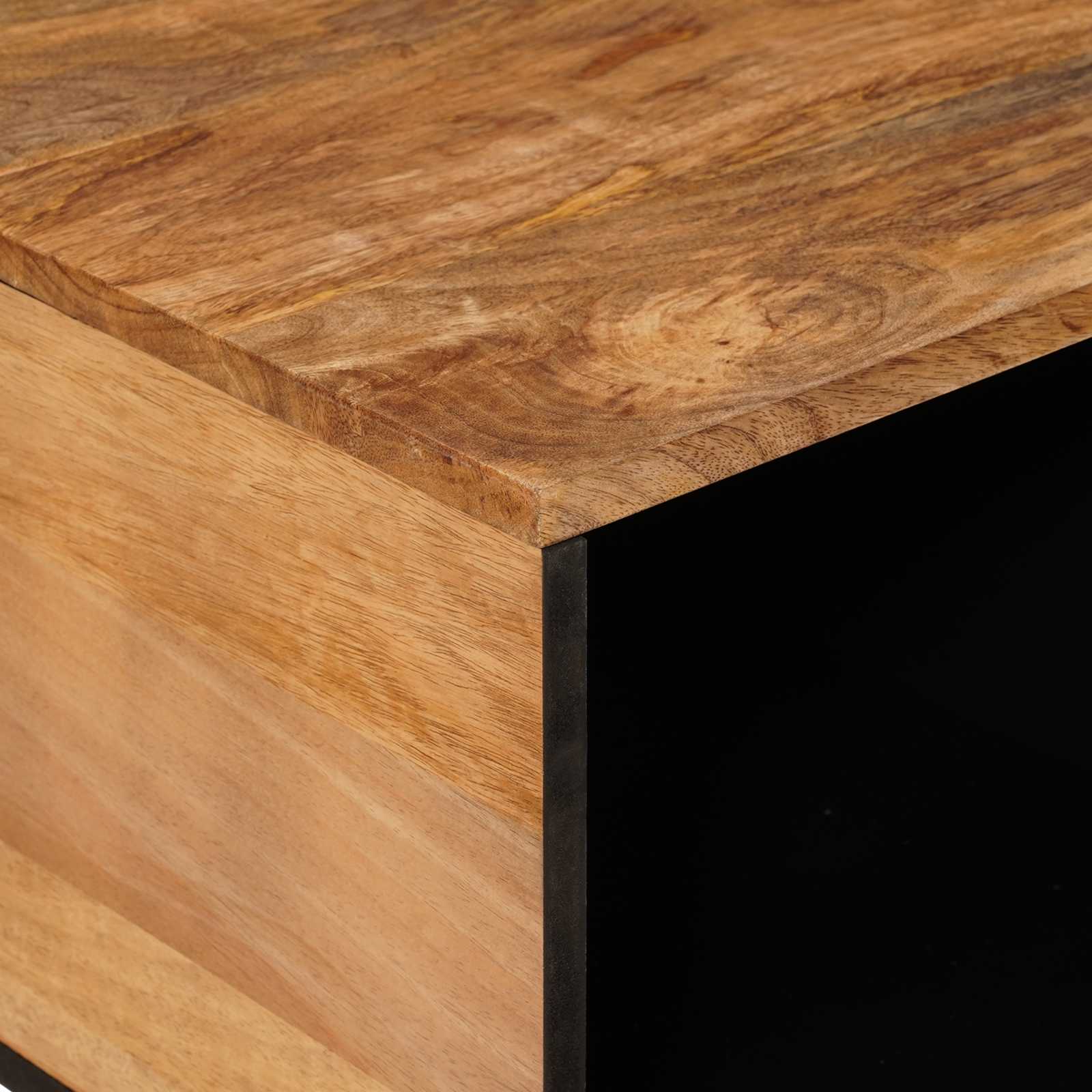 Salontafel Naturel 80 x 50 x 40 cm Massief Mango Hout is nu te koop bij PeponiXL, paradijselijk wonen!