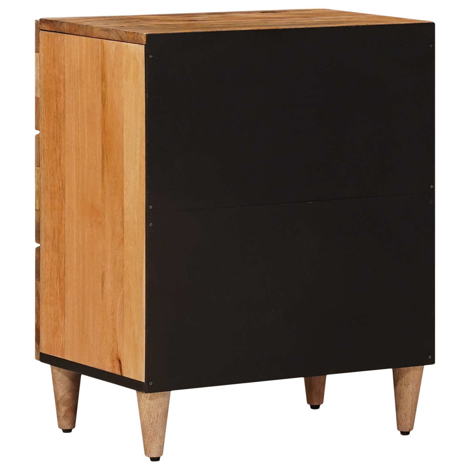 Nachtkastje met lade Naturel 50 x 33 x 62 cm Massief Mango Hout is nu te koop bij PeponiXL, paradijselijk wonen!