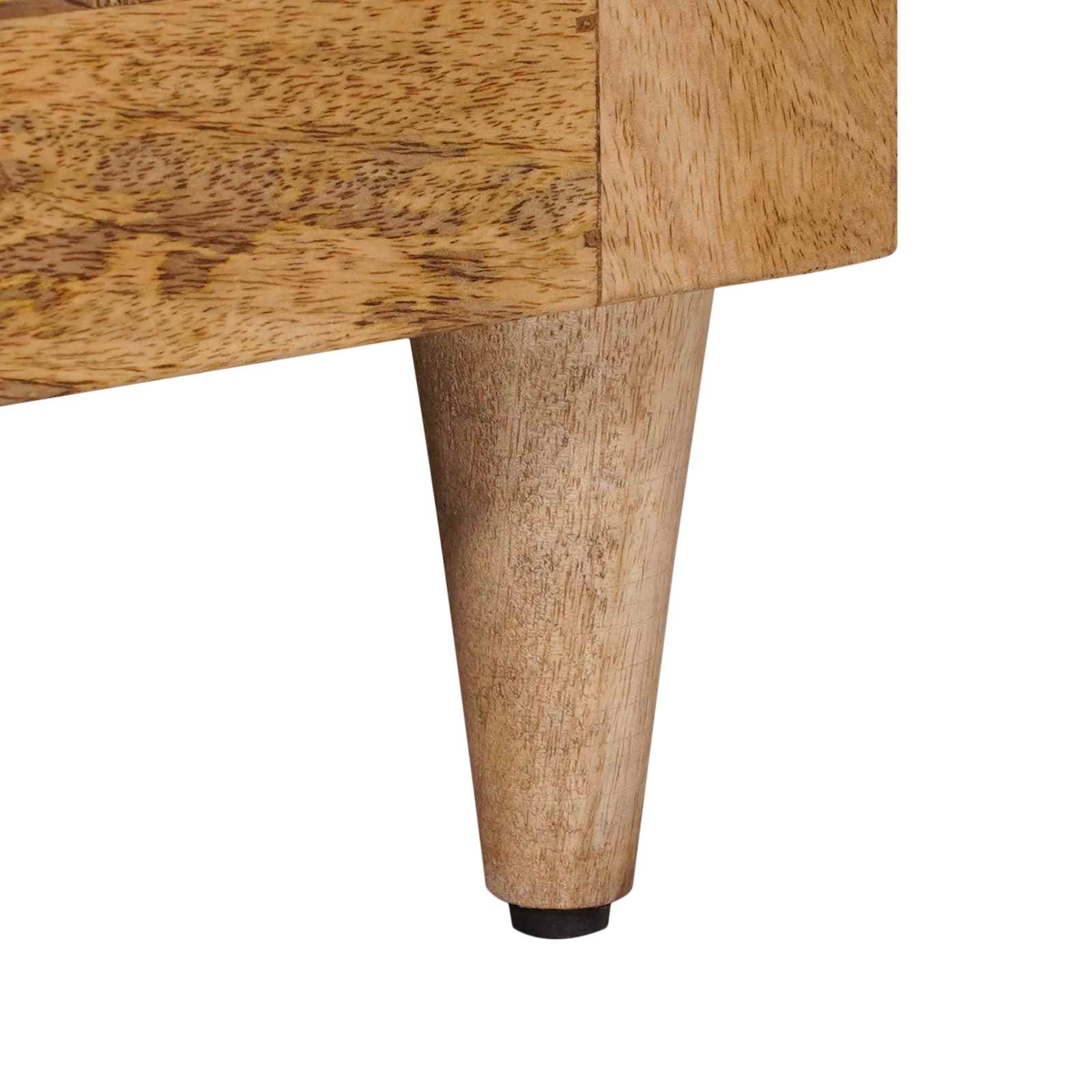 Nachtkastje met lade Naturel 50 x 33 x 60 cm Massief Mango Hout is nu te koop bij PeponiXL, paradijselijk wonen!