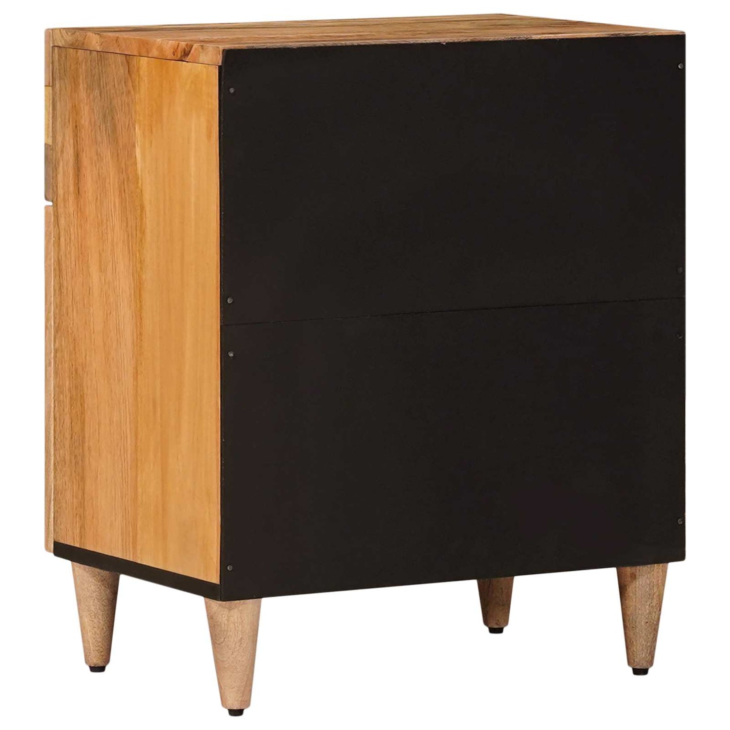 Nachtkastje met lade Naturel 50 x 33 x 60 cm Massief Mango Hout is nu te koop bij PeponiXL, paradijselijk wonen!