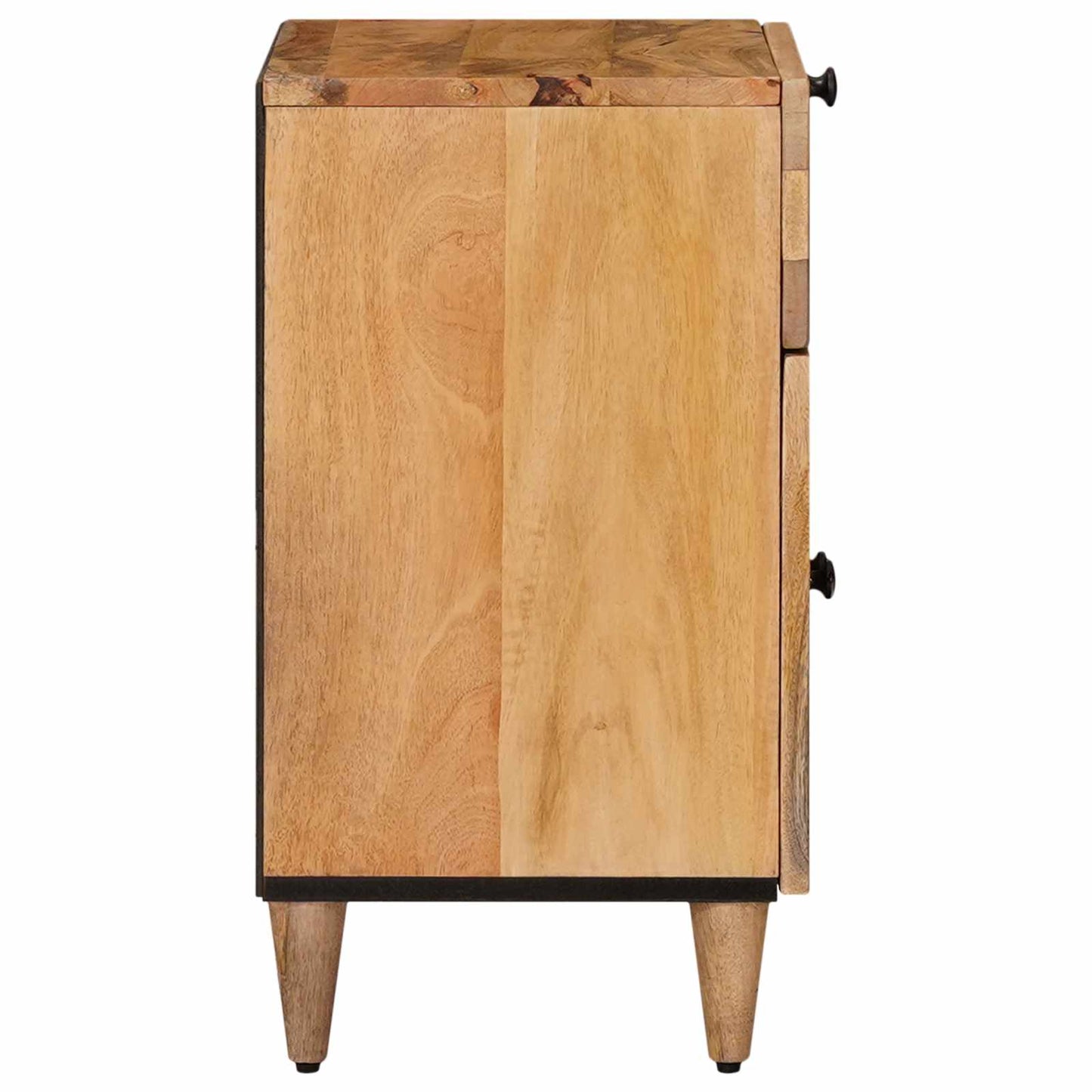 Nachtkastje met lade Naturel 50 x 33 x 60 cm Massief Mango Hout is nu te koop bij PeponiXL, paradijselijk wonen!