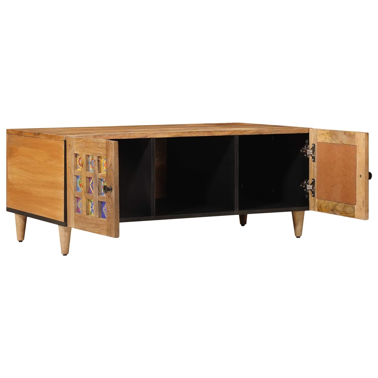 Salontafel Naturel 100 x 54 x 40 cm Massief Mango Hout is nu te koop bij PeponiXL, paradijselijk wonen!