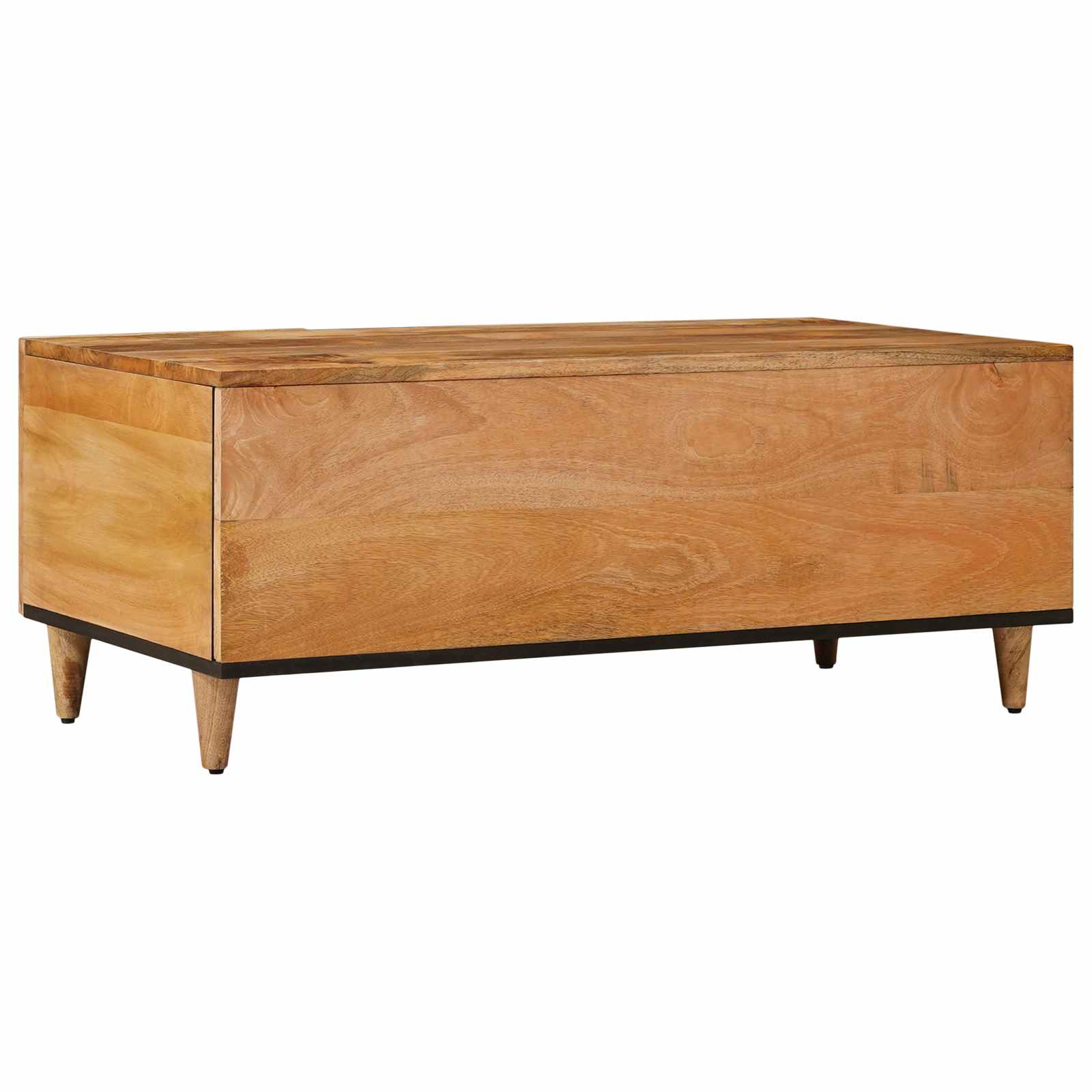 Salontafel Naturel 100 x 54 x 40 cm Massief Mango Hout is nu te koop bij PeponiXL, paradijselijk wonen!