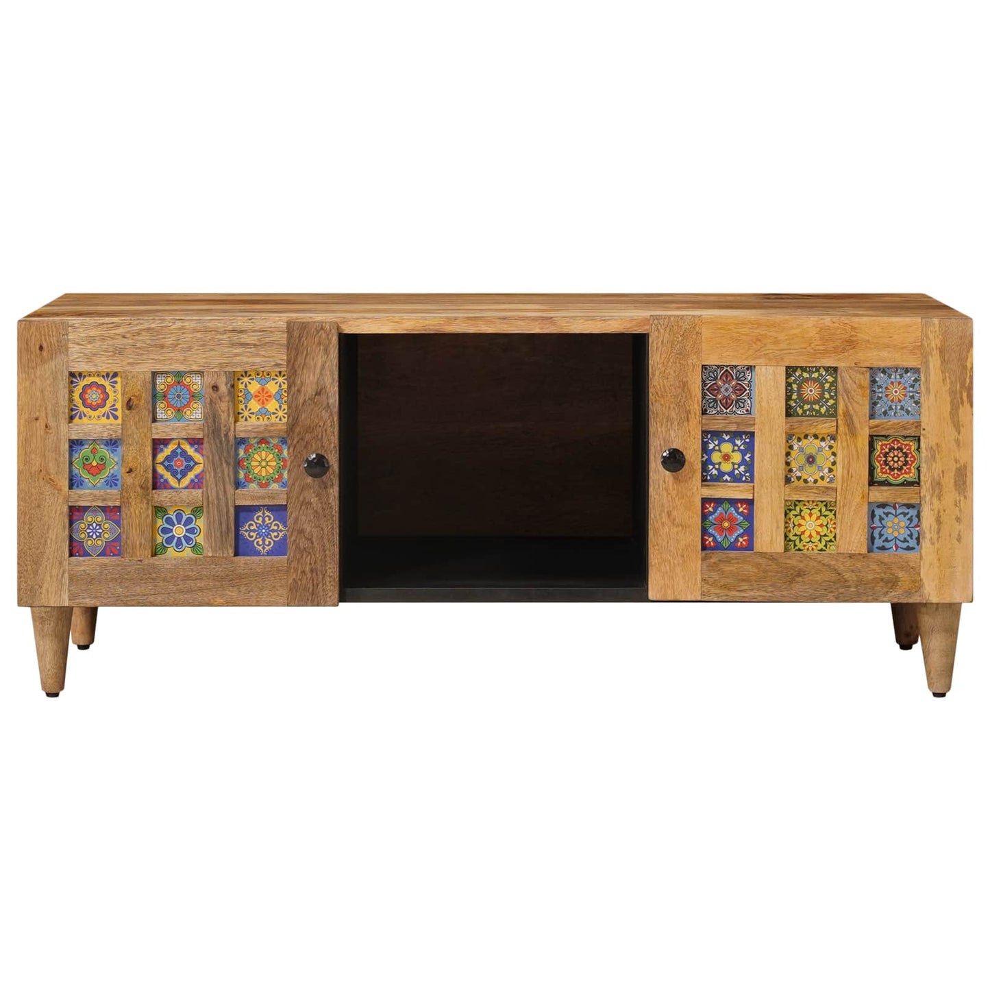 Salontafel Naturel 100 x 54 x 40 cm Massief Mango Hout is nu te koop bij PeponiXL, paradijselijk wonen!