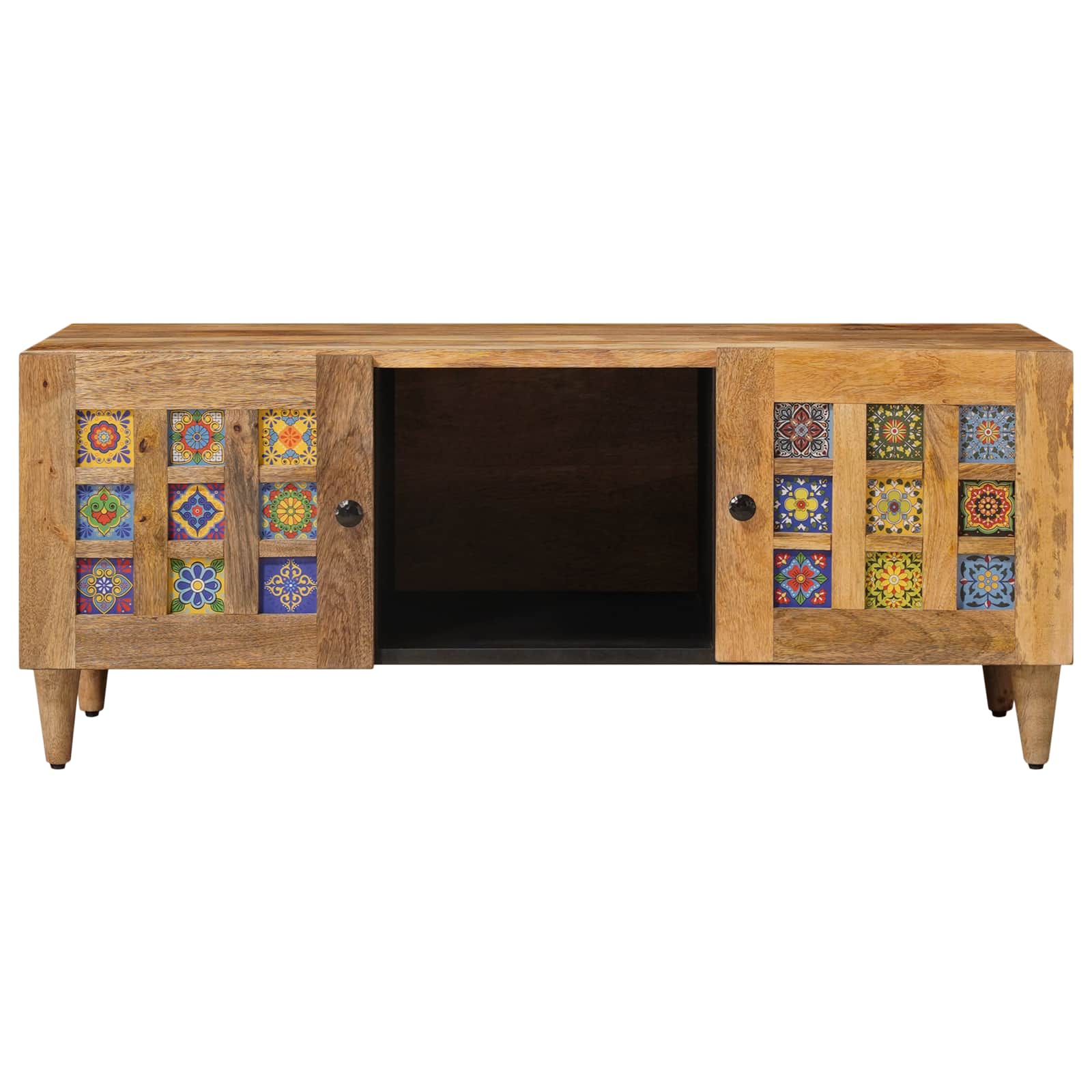 Salontafel Naturel 100 x 54 x 40 cm Massief Mango Hout is nu te koop bij PeponiXL, paradijselijk wonen!