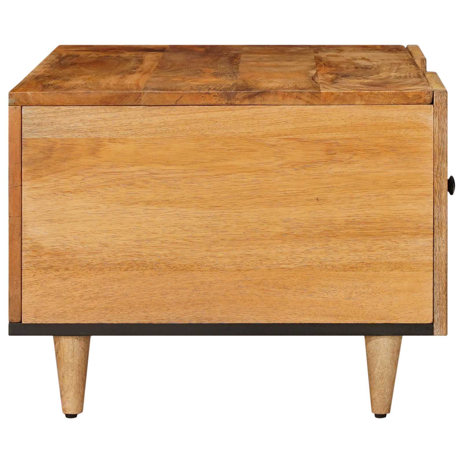 Salontafel Naturel 100 x 54 x 40 cm Massief Mango Hout is nu te koop bij PeponiXL, paradijselijk wonen!