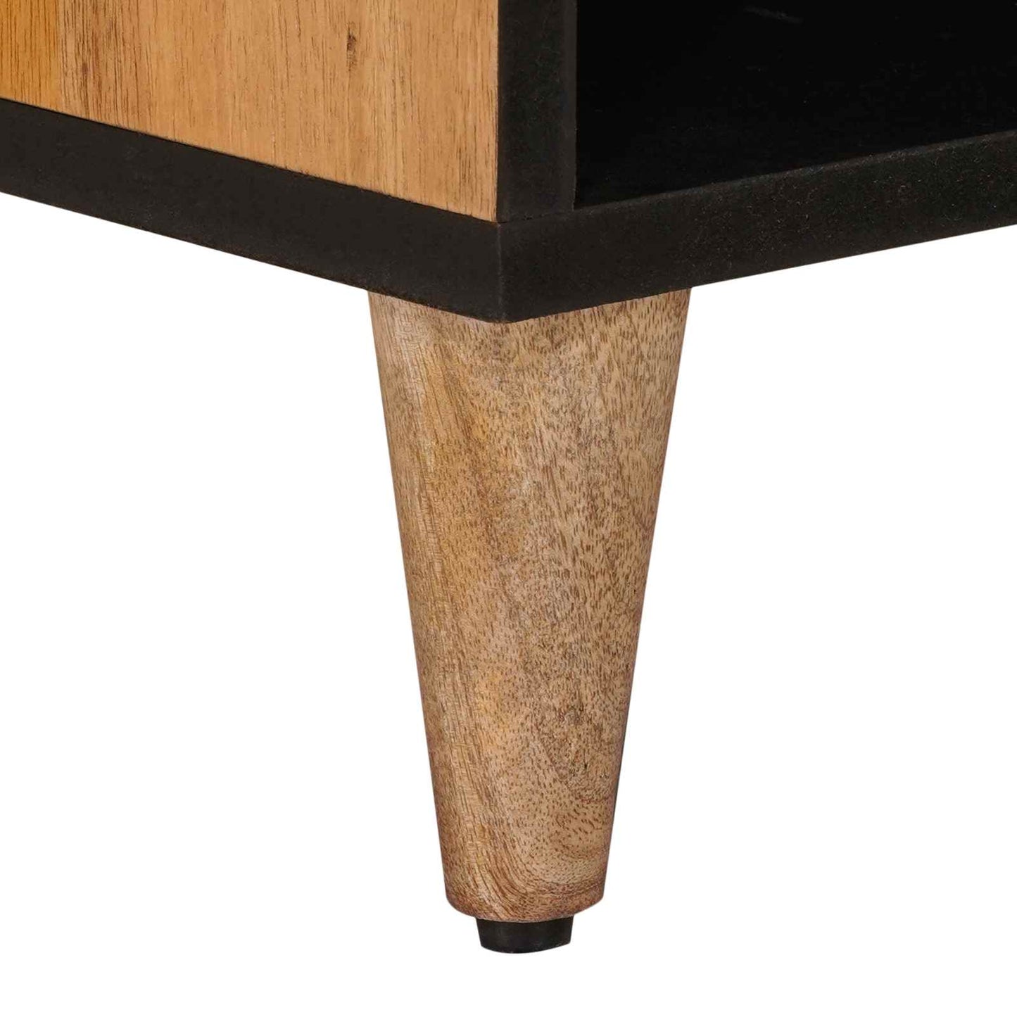 TV-kast met opslag Naturel 80 x 33 x 46 cm Massief Mango Hout is nu te koop bij PeponiXL, paradijselijk wonen!