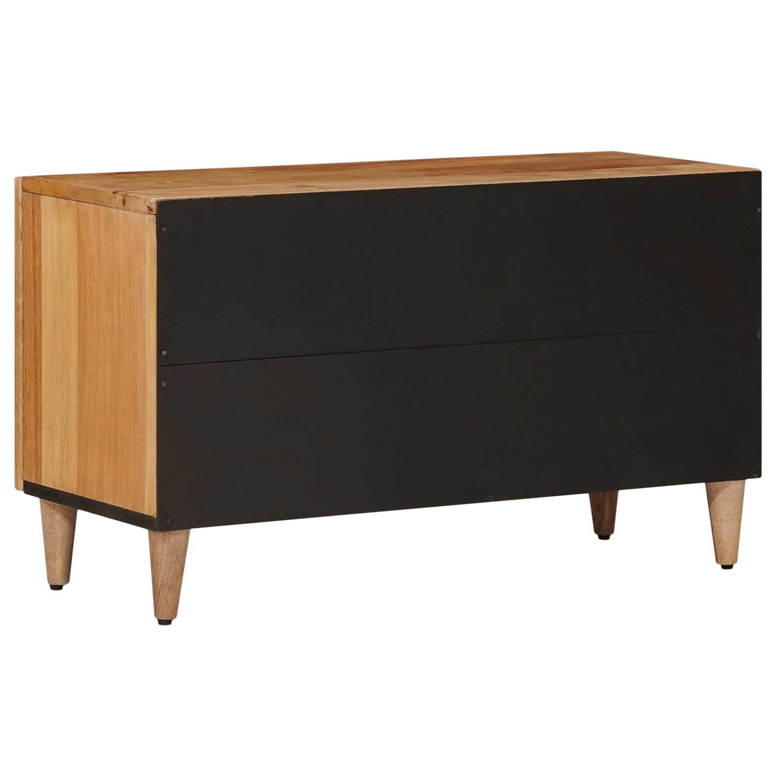 TV-kast met opslag Naturel 80 x 33 x 46 cm Massief Mango Hout is nu te koop bij PeponiXL, paradijselijk wonen!