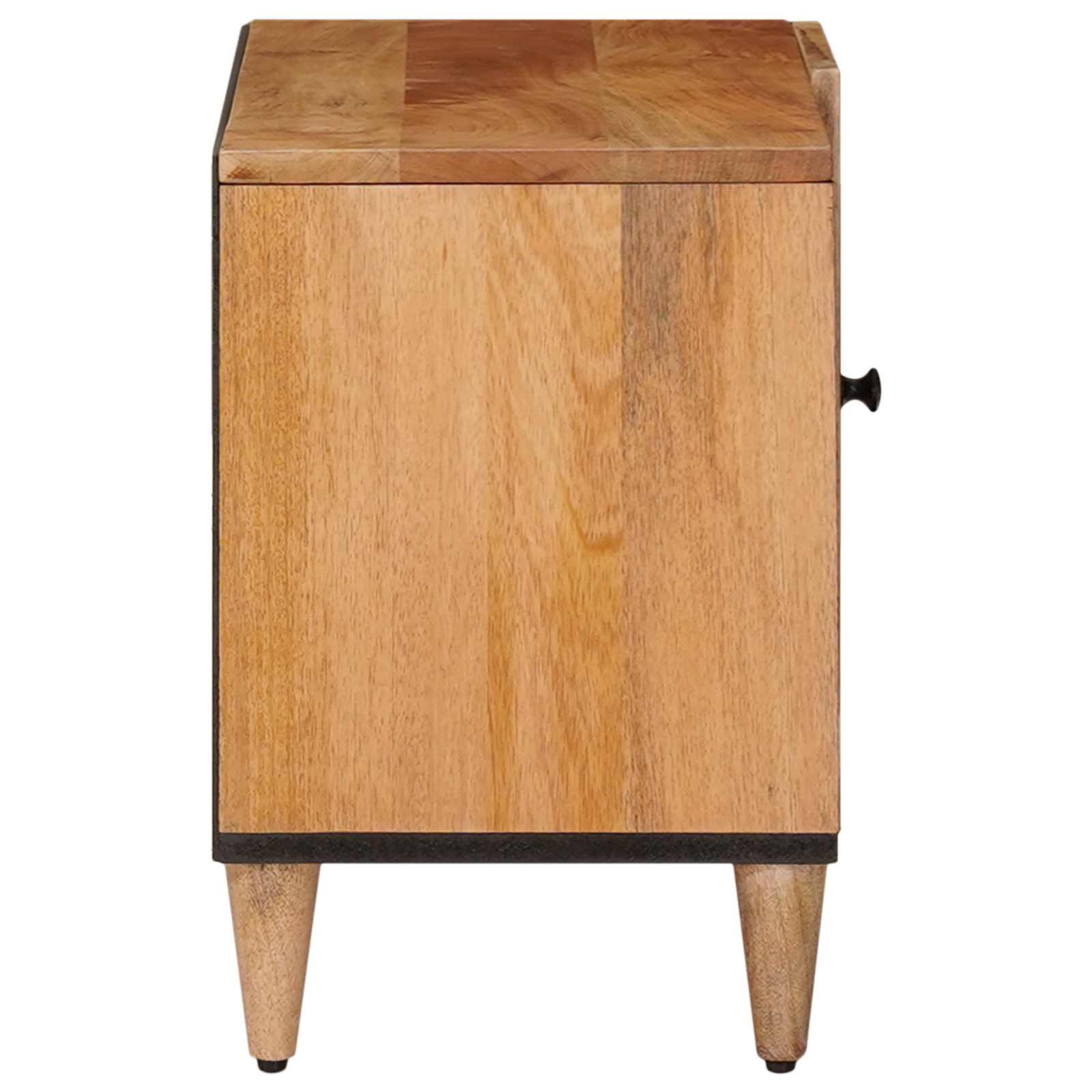 TV-kast met opslag Naturel 80 x 33 x 46 cm Massief Mango Hout is nu te koop bij PeponiXL, paradijselijk wonen!