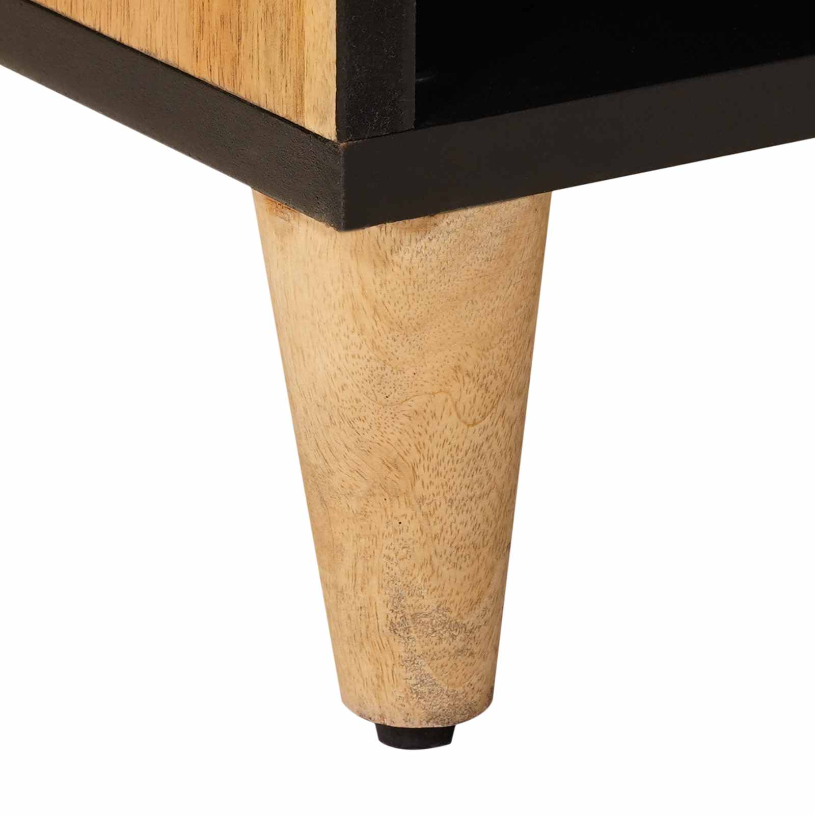 TV-kast met lade Naturel 100 x 33 x 46 cm Massief Mango Hout is nu te koop bij PeponiXL, paradijselijk wonen!