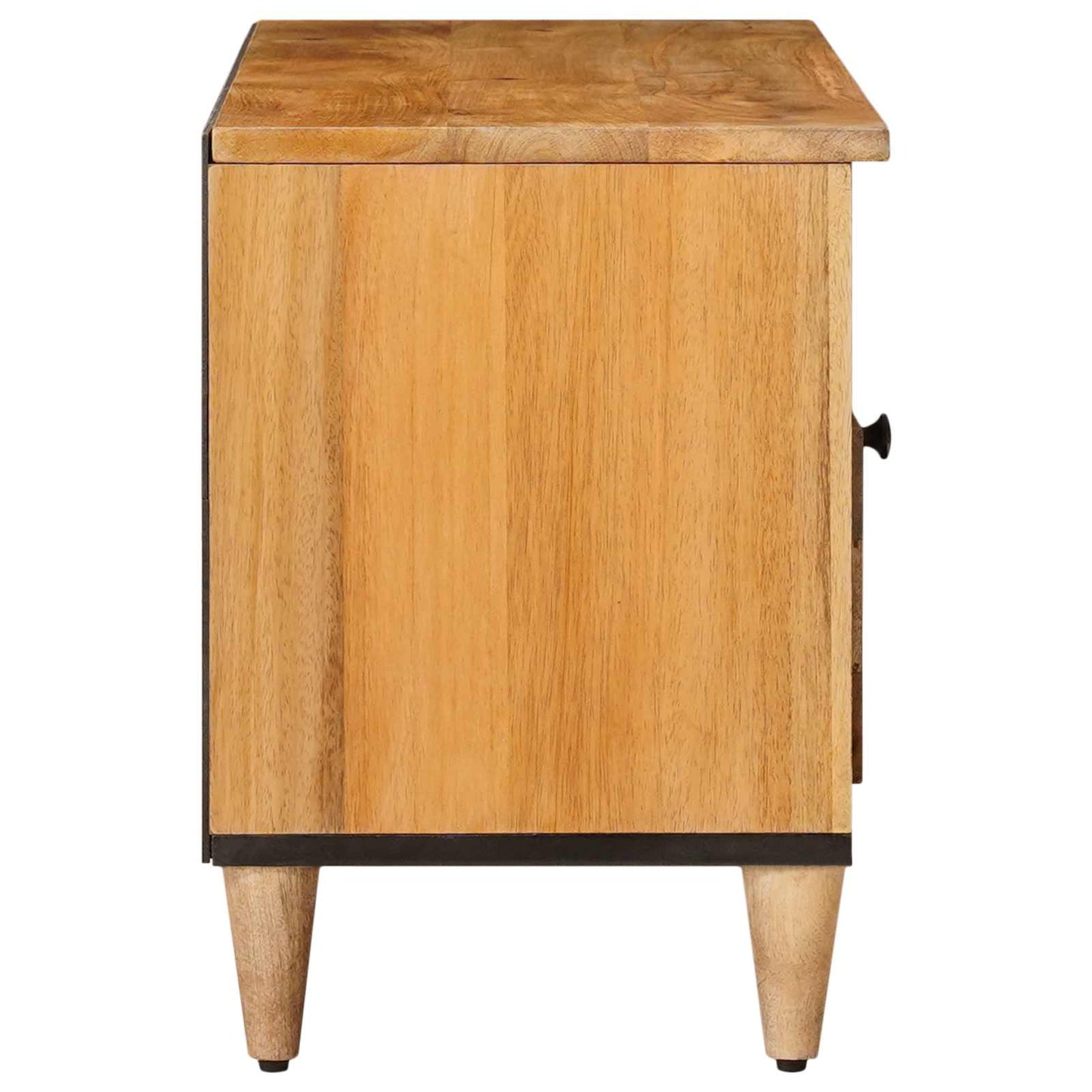 TV-kast met lade Naturel 100 x 33 x 46 cm Massief Mango Hout is nu te koop bij PeponiXL, paradijselijk wonen!