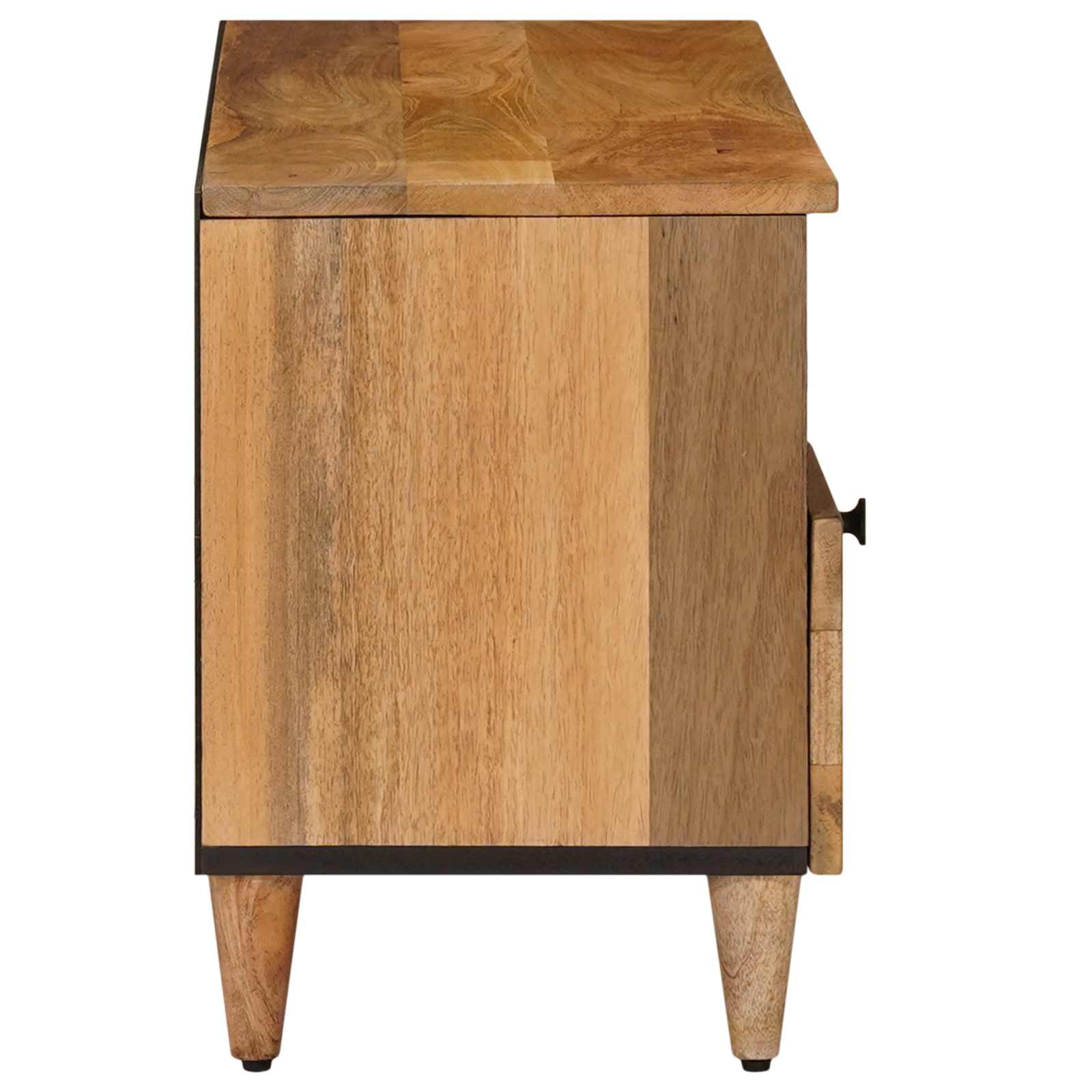 TV-kast met lade Naturel 100 x 33 x 46 cm Massief Mango Hout is nu te koop bij PeponiXL, paradijselijk wonen!