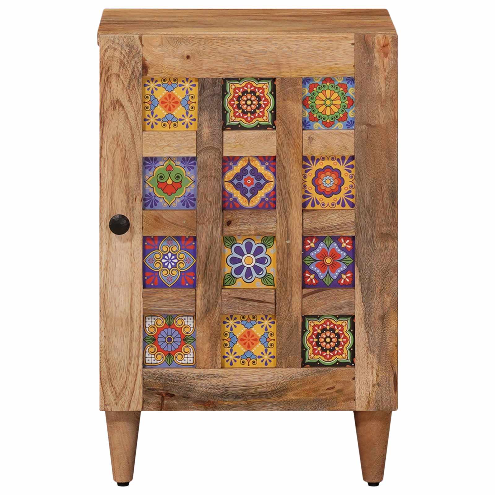 Badkamerkast Naturel 38 x 33 x 58 cm Massief Mango Hout is nu te koop bij PeponiXL, paradijselijk wonen!