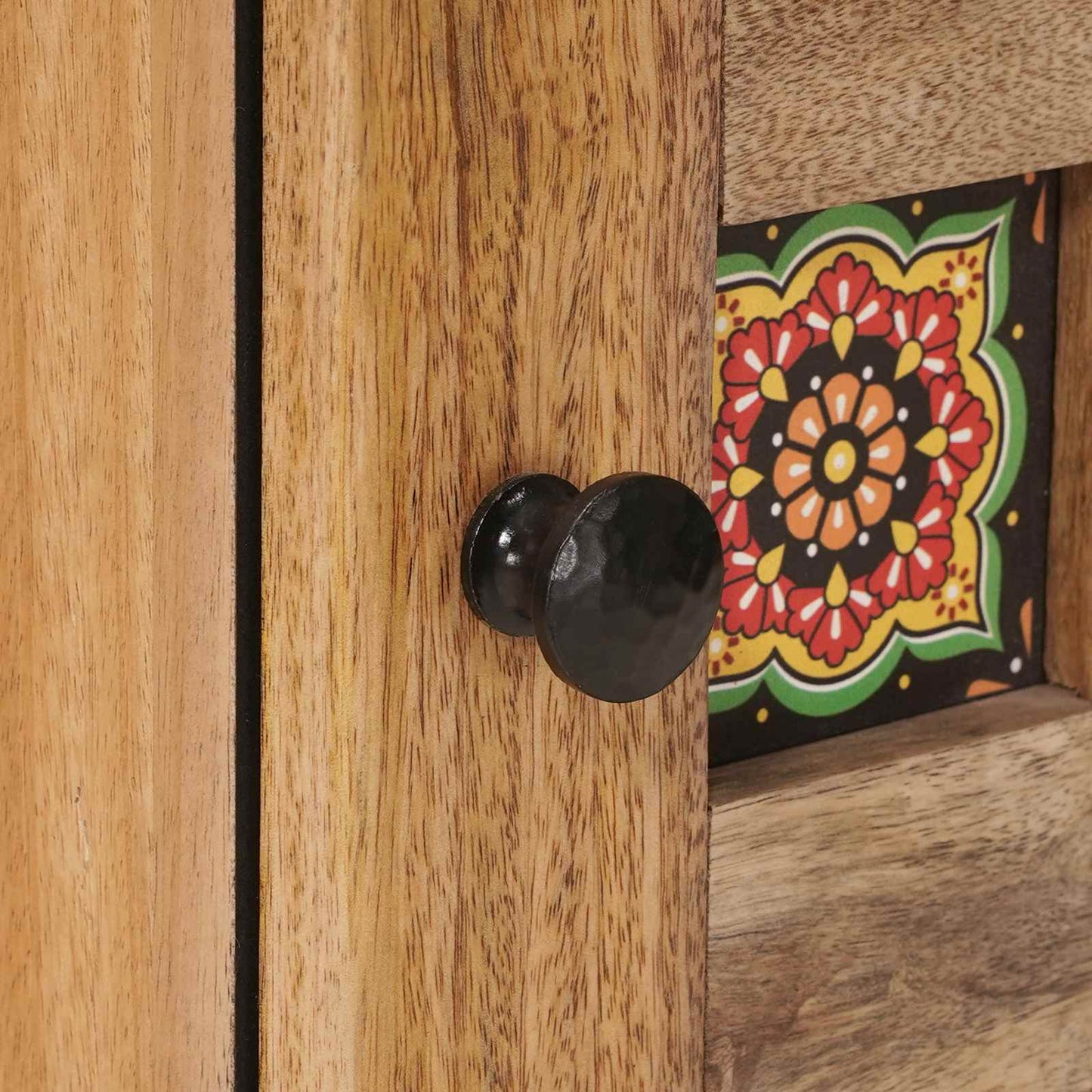 Dressoir Naturel 40 x 33,5 x 75 cm Massief Mango Hout is nu te koop bij PeponiXL, paradijselijk wonen!