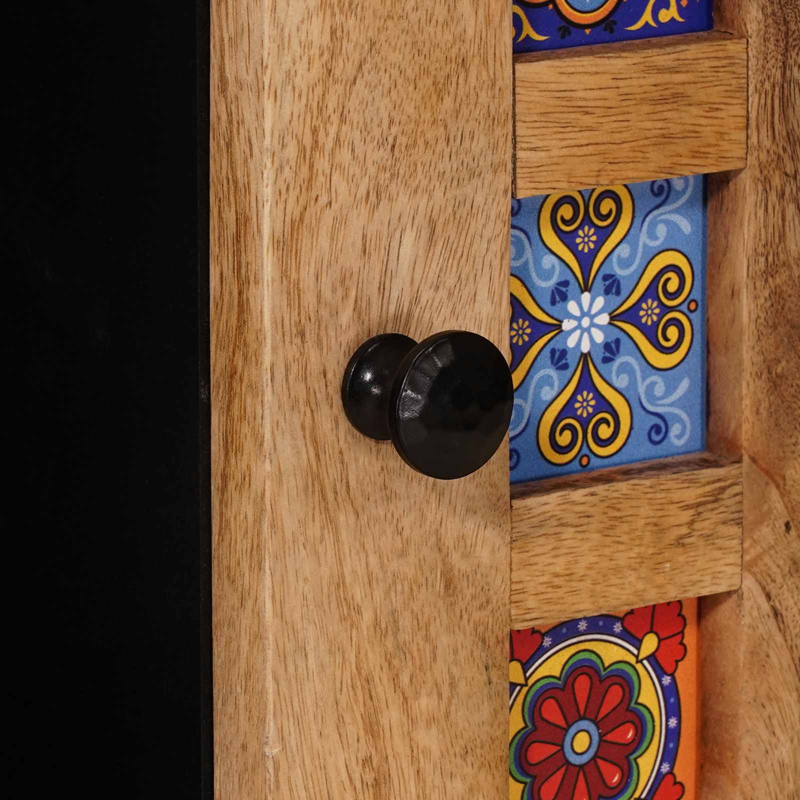 Dressoir Naturel 80 x 33,5 x 75 cm Massief Mango Hout is nu te koop bij PeponiXL, paradijselijk wonen!