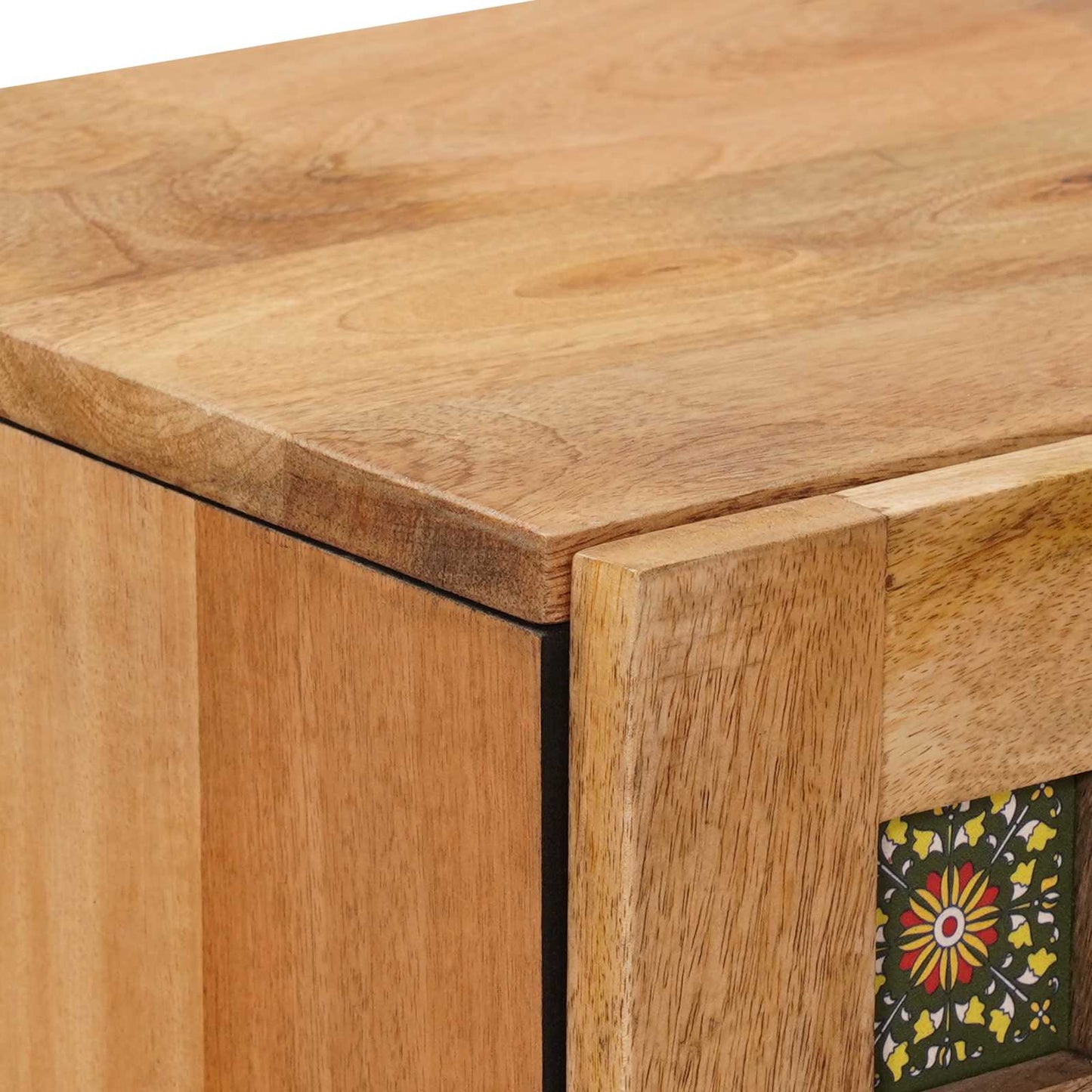 Hoge kast Naturel 40 x 33 x 110 cm Massief Mango Hout is nu te koop bij PeponiXL, paradijselijk wonen!