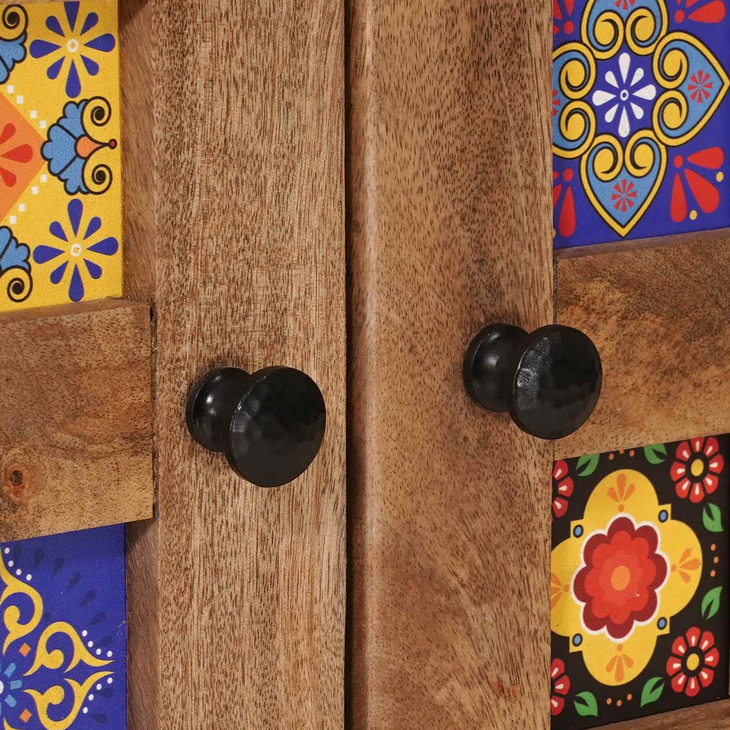 Hoge kast Naturel 60 x 33,5 x 100 cm Massief Mango Hout is nu te koop bij PeponiXL, paradijselijk wonen!