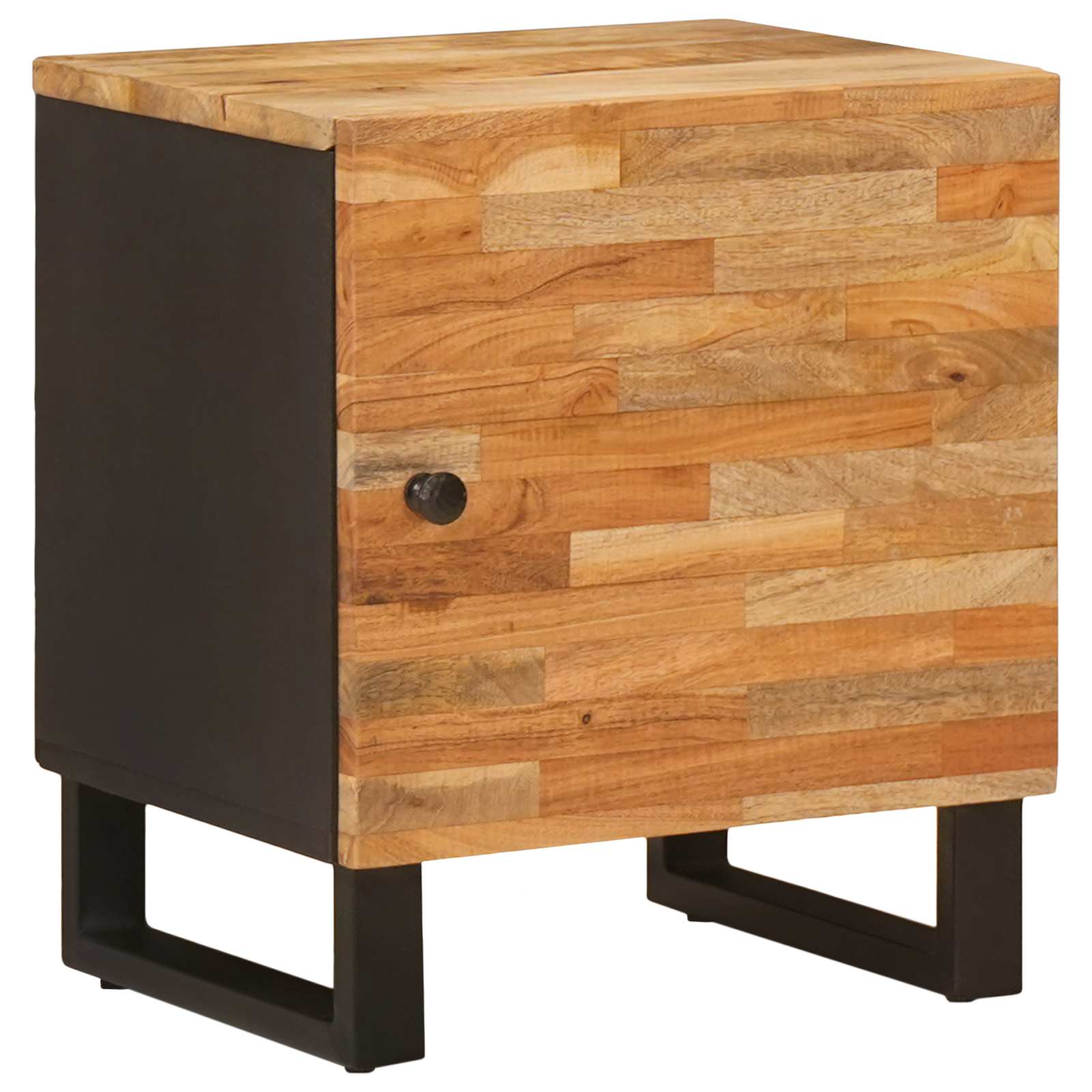 Nachtkastje Bruin 40 x 33 x 46 cm Massief Mango Hout is nu te koop bij PeponiXL, paradijselijk wonen!