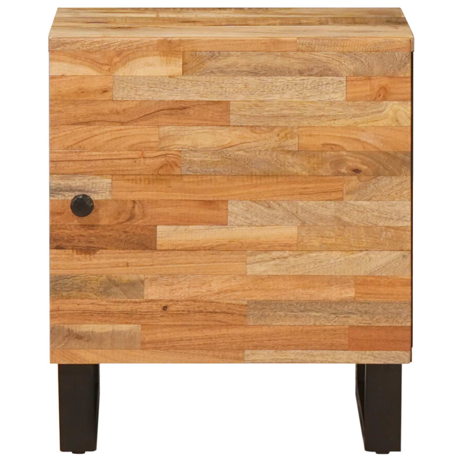 Nachtkastje Bruin 40 x 33 x 46 cm Massief Mango Hout is nu te koop bij PeponiXL, paradijselijk wonen!