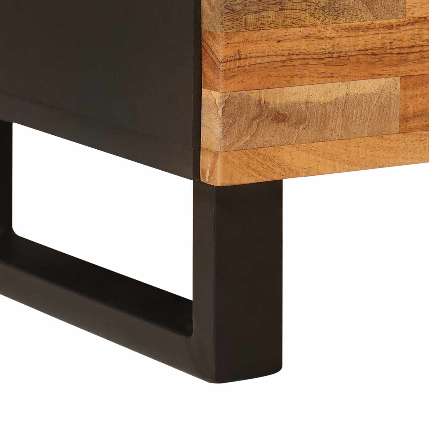 Nachtkastje 2 pcs Bruin 40 x 33 x 46 cm Massief Mango Hout is nu te koop bij PeponiXL, paradijselijk wonen!