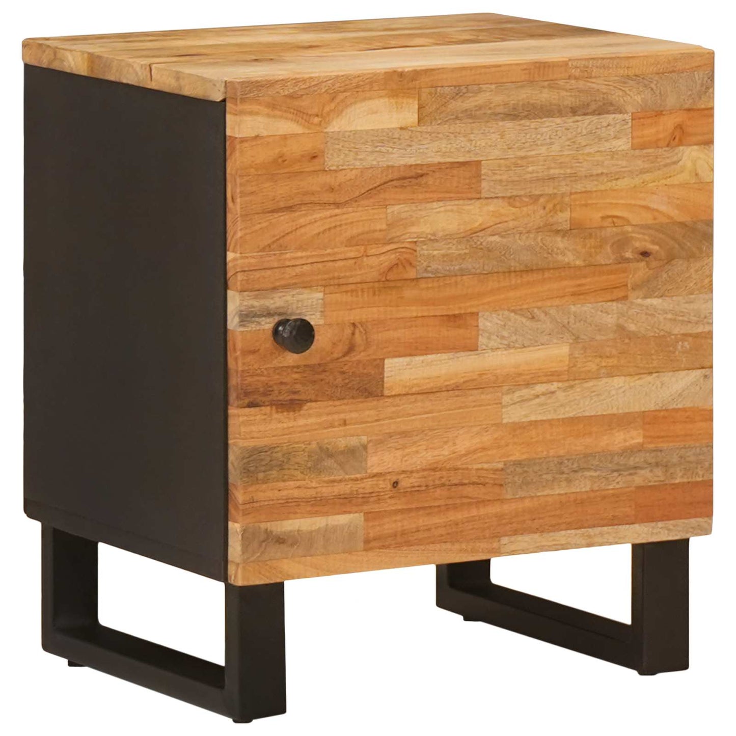 Nachtkastje 2 pcs Bruin 40 x 33 x 46 cm Massief Mango Hout is nu te koop bij PeponiXL, paradijselijk wonen!