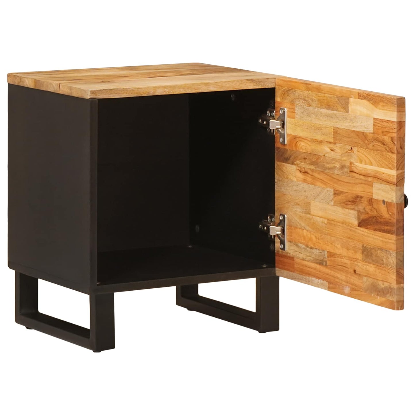 Nachtkastje 2 pcs Bruin 40 x 33 x 46 cm Massief Mango Hout is nu te koop bij PeponiXL, paradijselijk wonen!