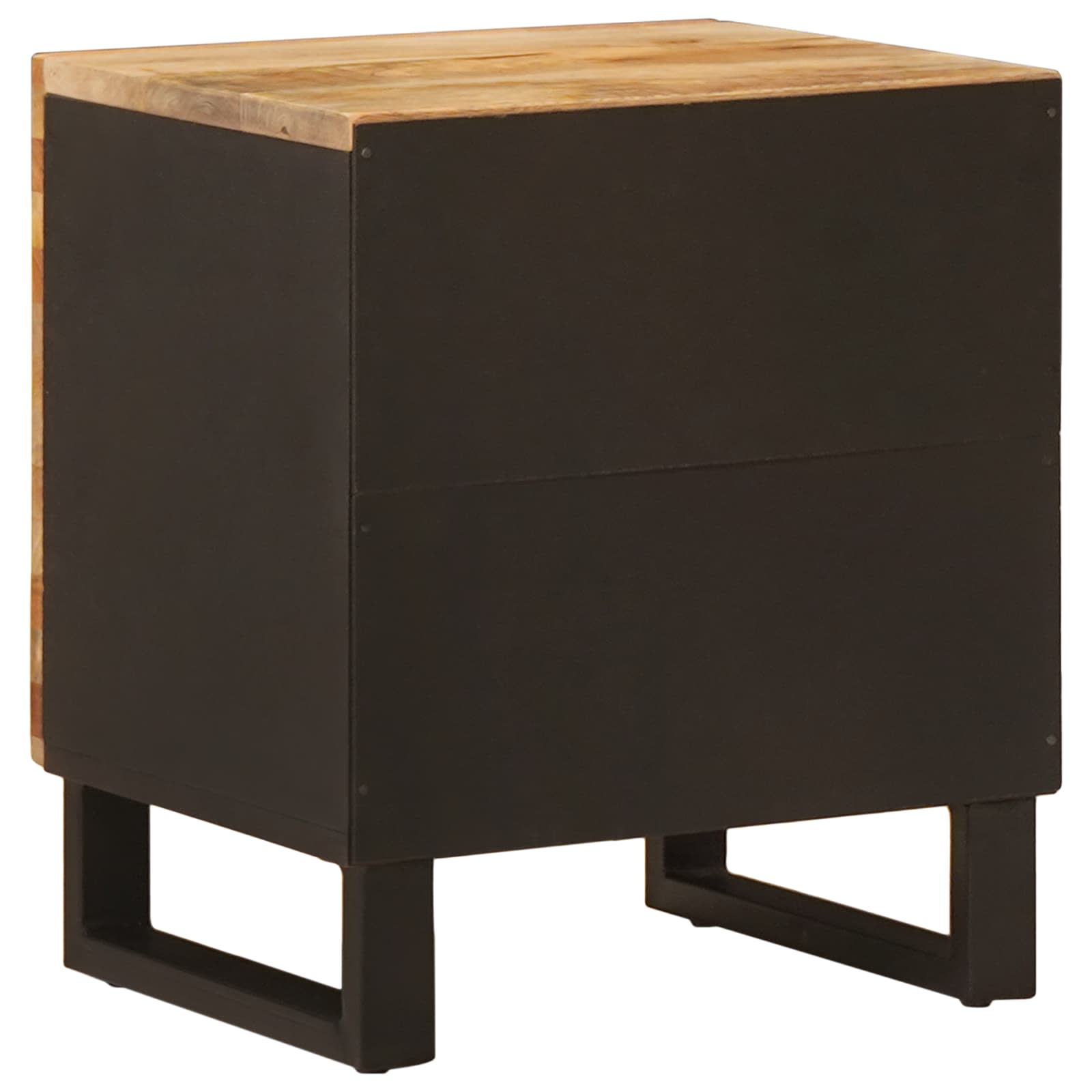 Nachtkastje 2 pcs Bruin 40 x 33 x 46 cm Massief Mango Hout is nu te koop bij PeponiXL, paradijselijk wonen!