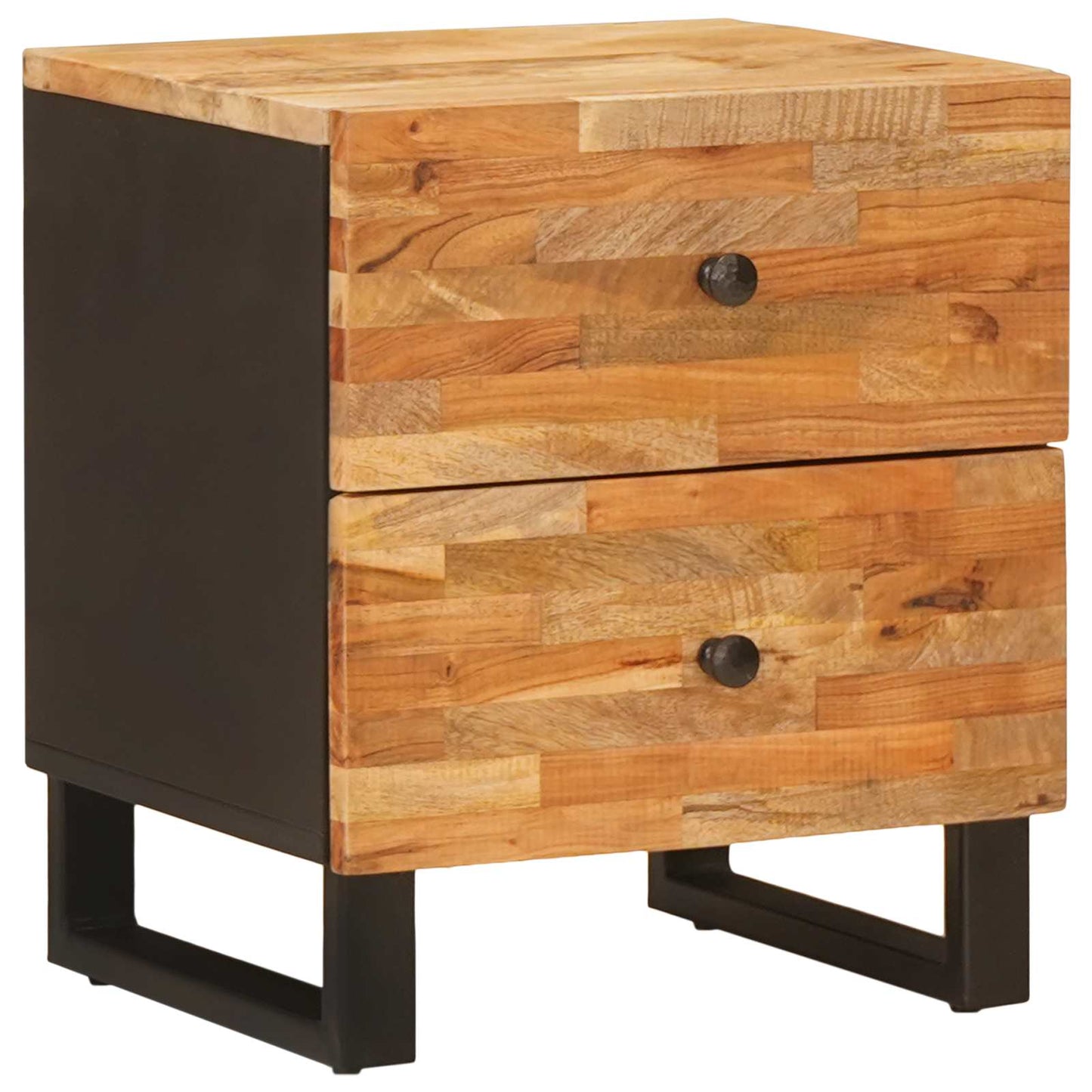 Nachtkastje met lade Bruin 40 x 33 x 46 cm Massief Mango Hout is nu te koop bij PeponiXL, paradijselijk wonen!