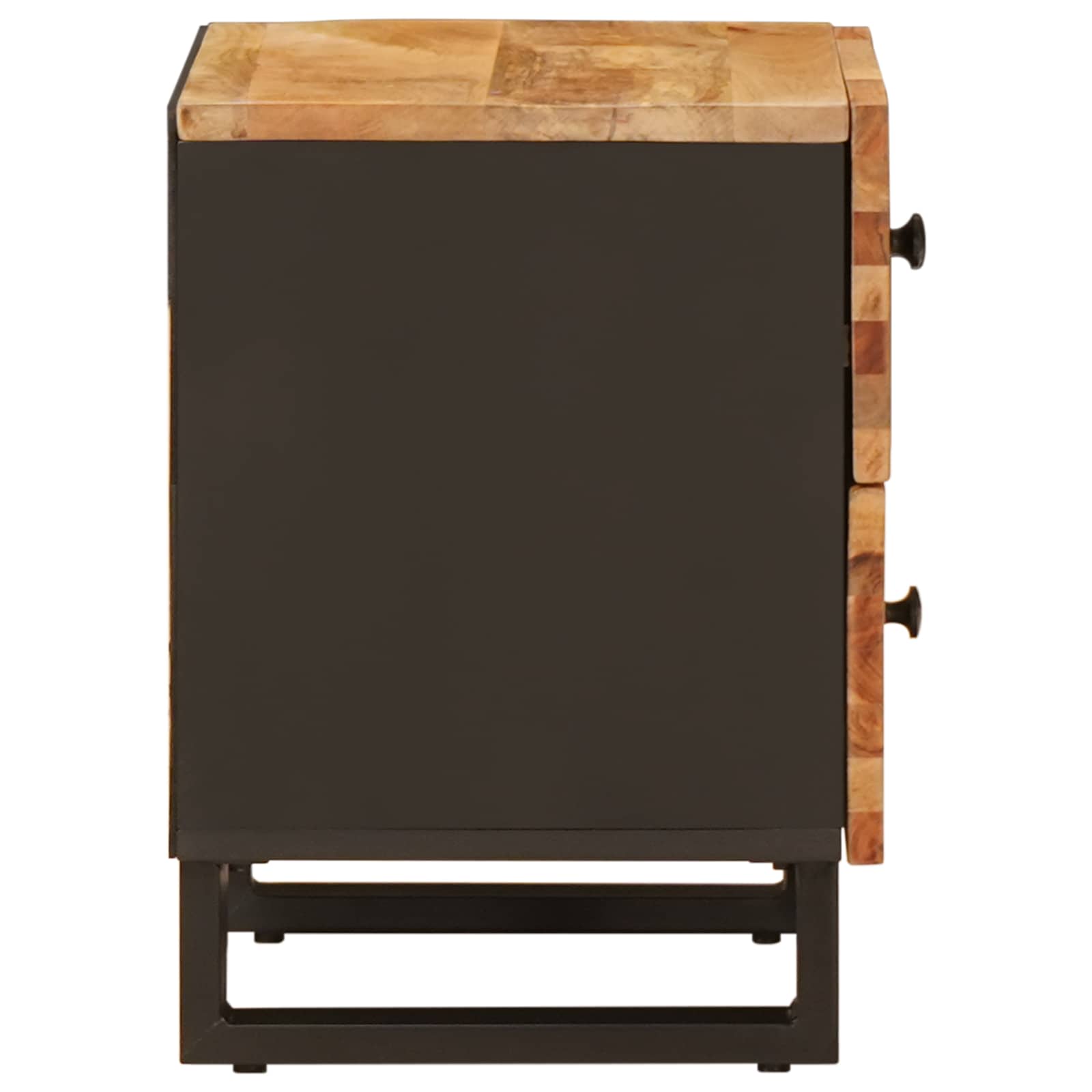 Nachtkastje met lade Bruin 40 x 33 x 46 cm Massief Mango Hout is nu te koop bij PeponiXL, paradijselijk wonen!