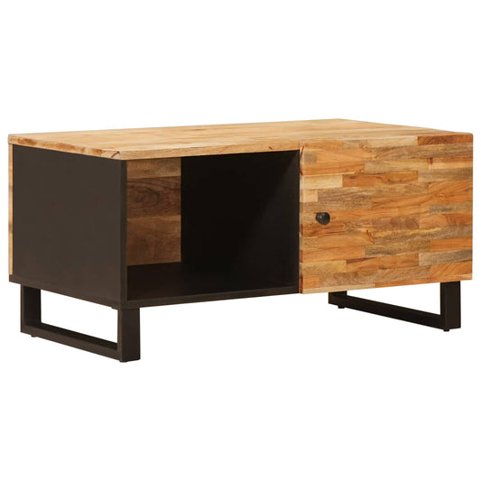 Salontafel Bruin 80 x 50 x 40 cm Massief Mango Hout is nu te koop bij PeponiXL, paradijselijk wonen!