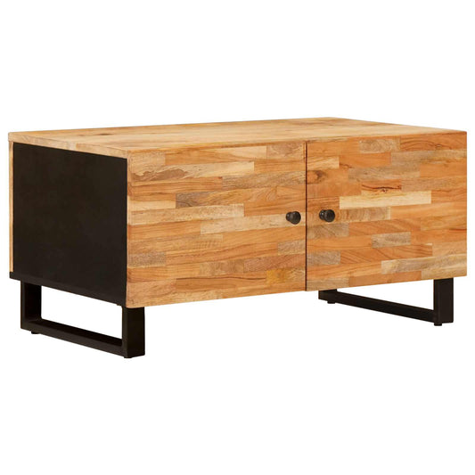Salontafel Bruin 80 x 50 x 40 cm Massief Mango Hout is nu te koop bij PeponiXL, paradijselijk wonen!