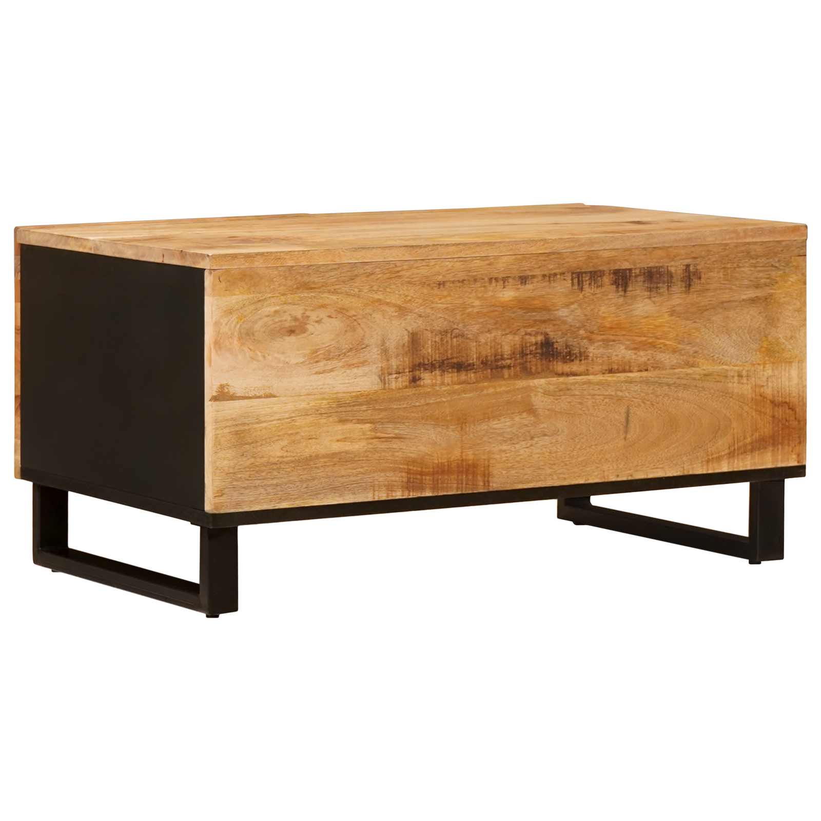 Salontafel Bruin 80 x 50 x 40 cm Massief Mango Hout is nu te koop bij PeponiXL, paradijselijk wonen!