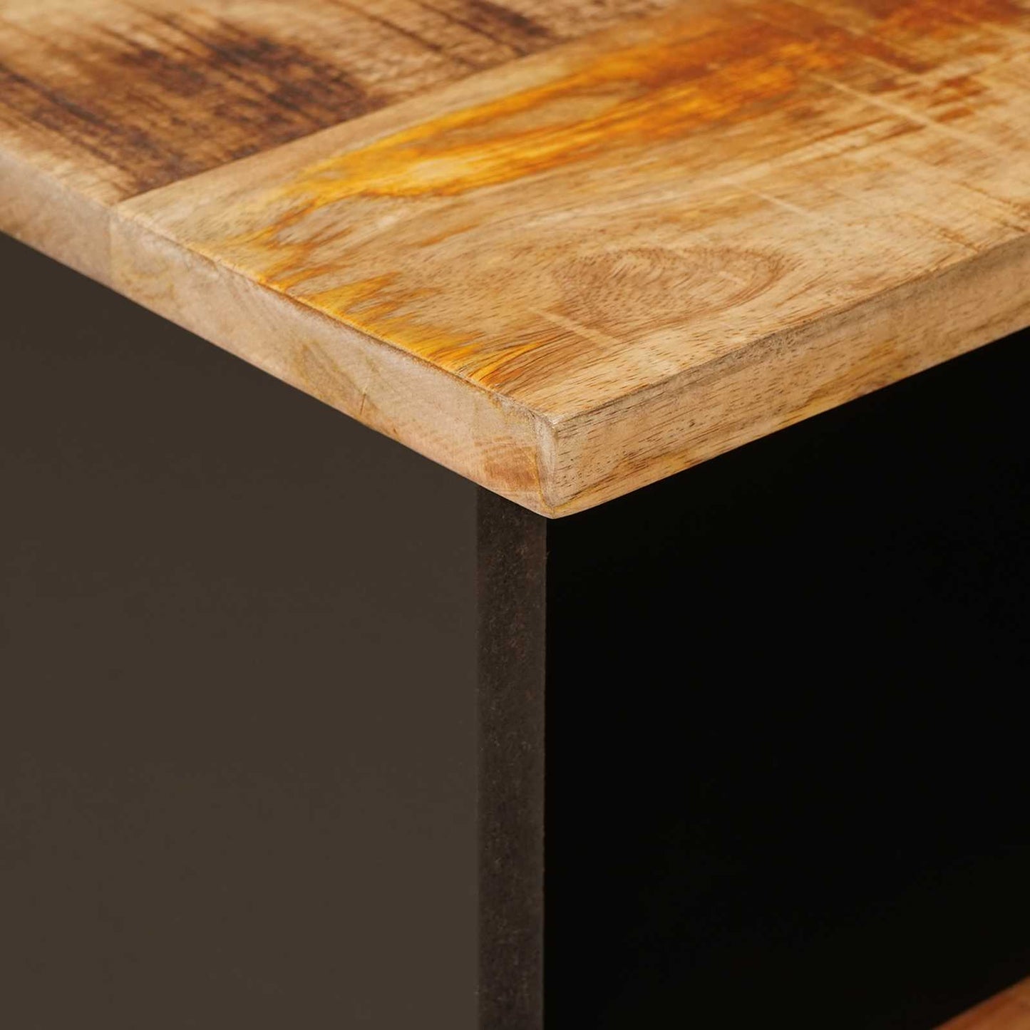 Bed kast 2 pcs Bruin 40 x 33 x 46 cm Massief Mango Hout is nu te koop bij PeponiXL, paradijselijk wonen!