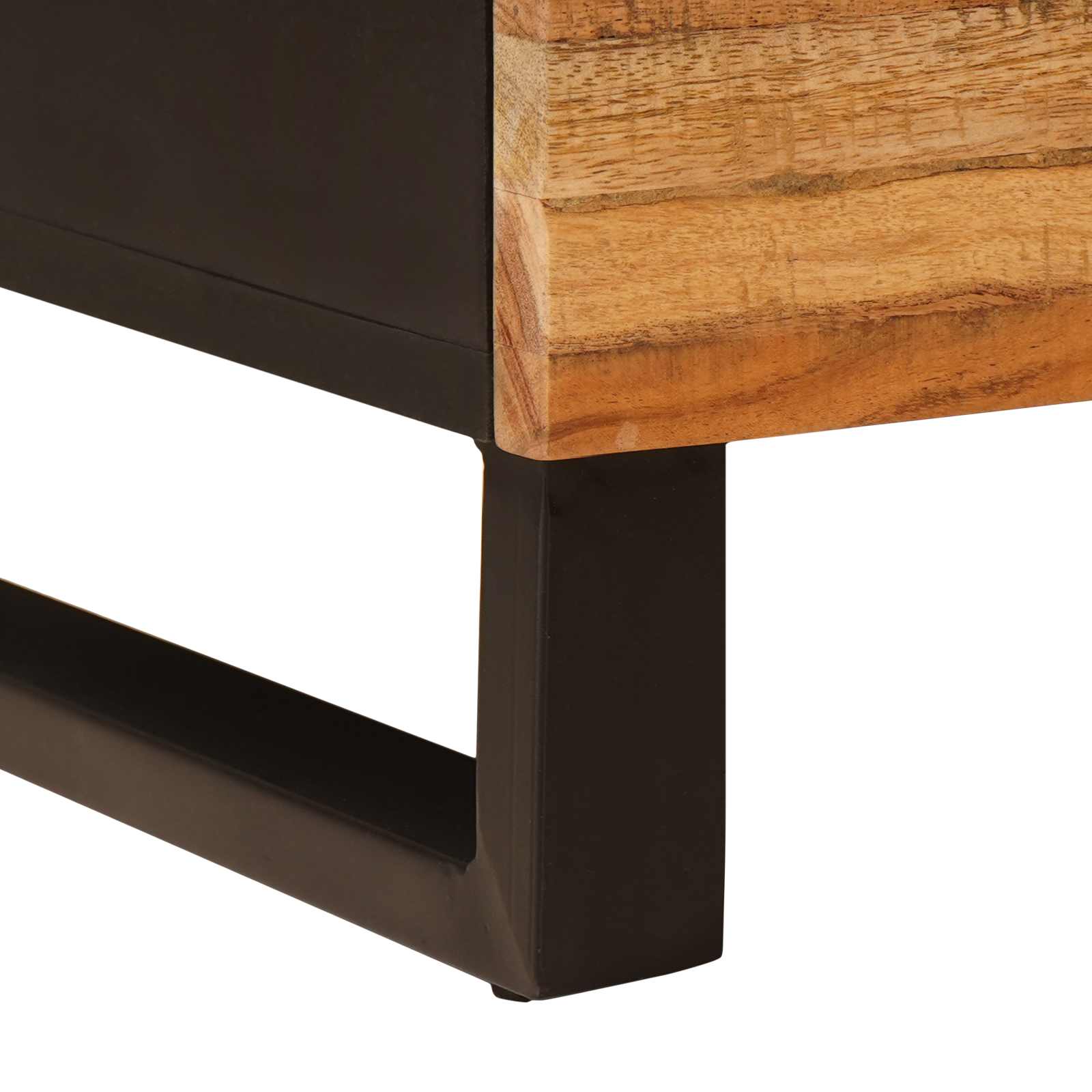 Bed kast 2 pcs Bruin 40 x 33 x 46 cm Massief Mango Hout is nu te koop bij PeponiXL, paradijselijk wonen!