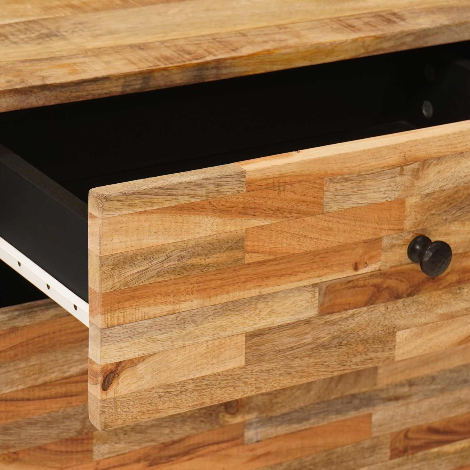 Bed kast met lade Bruin 50 x 33 x 60 cm Massief Mango Hout is nu te koop bij PeponiXL, paradijselijk wonen!