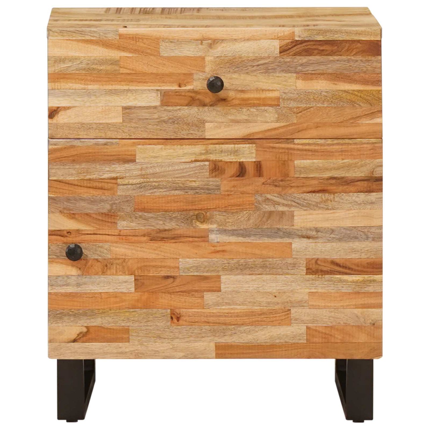 Bed kast met lade Bruin 50 x 33 x 60 cm Massief Mango Hout is nu te koop bij PeponiXL, paradijselijk wonen!