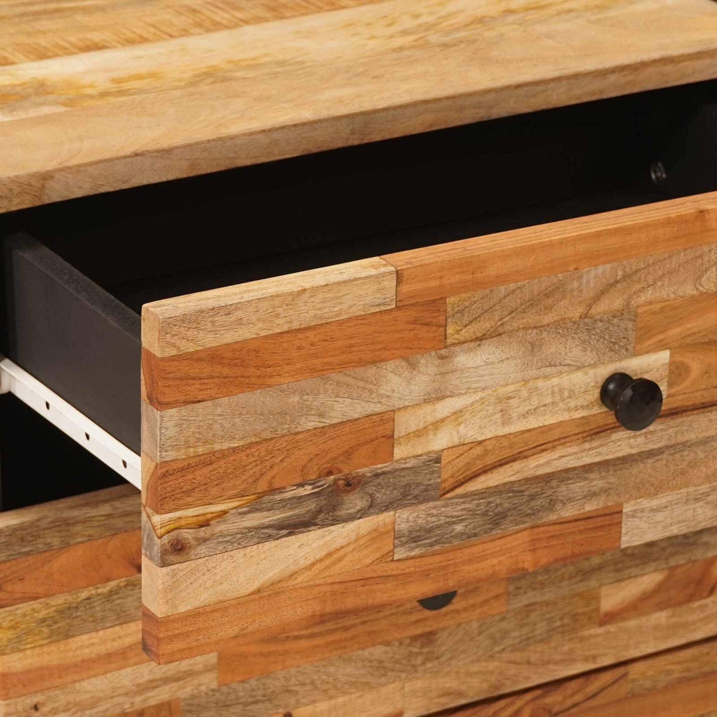 Bed kast met lade Bruin 50 x 33 x 62 cm Massief Mango Hout is nu te koop bij PeponiXL, paradijselijk wonen!