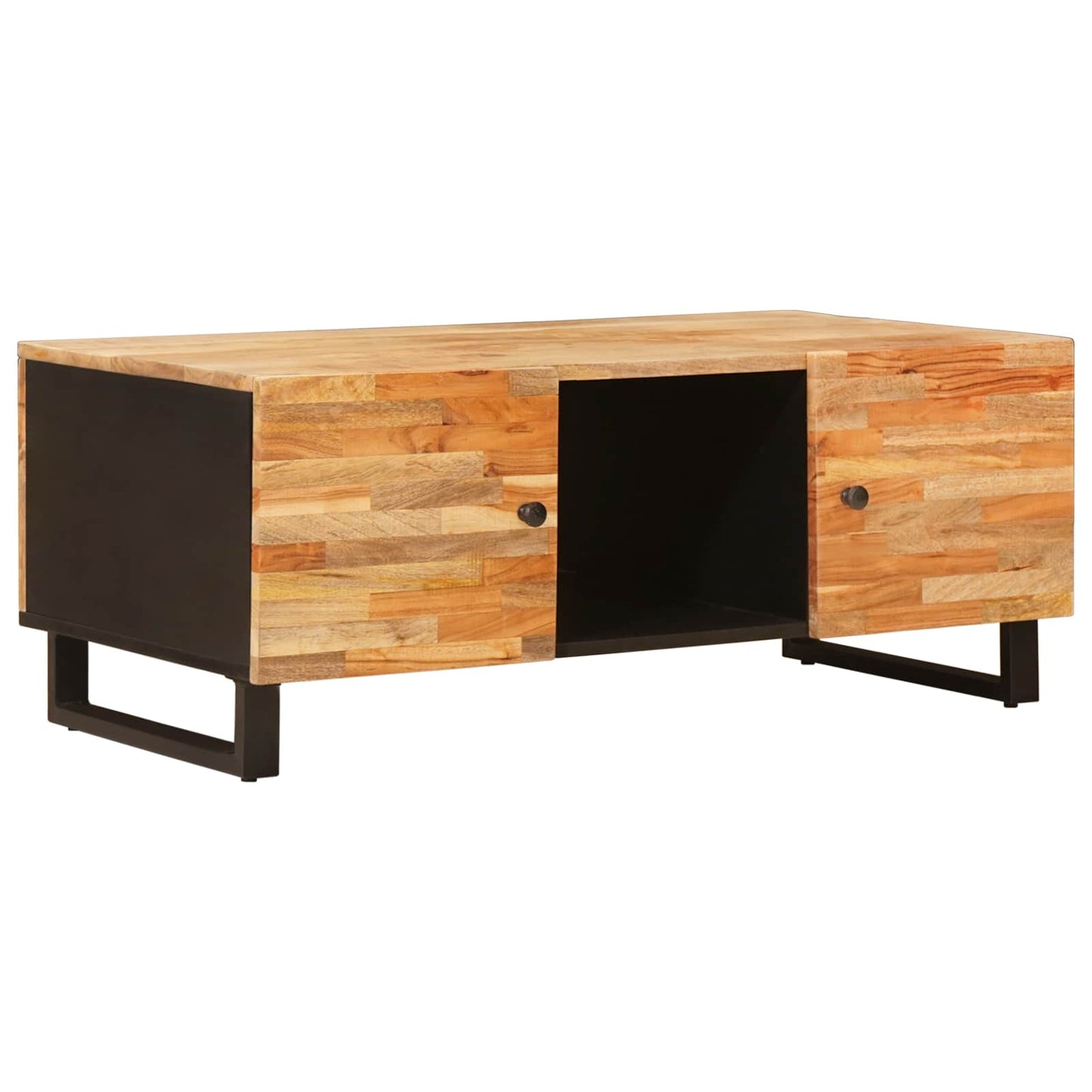 Salontafel Bruin 100 x 54 x 40 cm Massief Mango Hout is nu te koop bij PeponiXL, paradijselijk wonen!