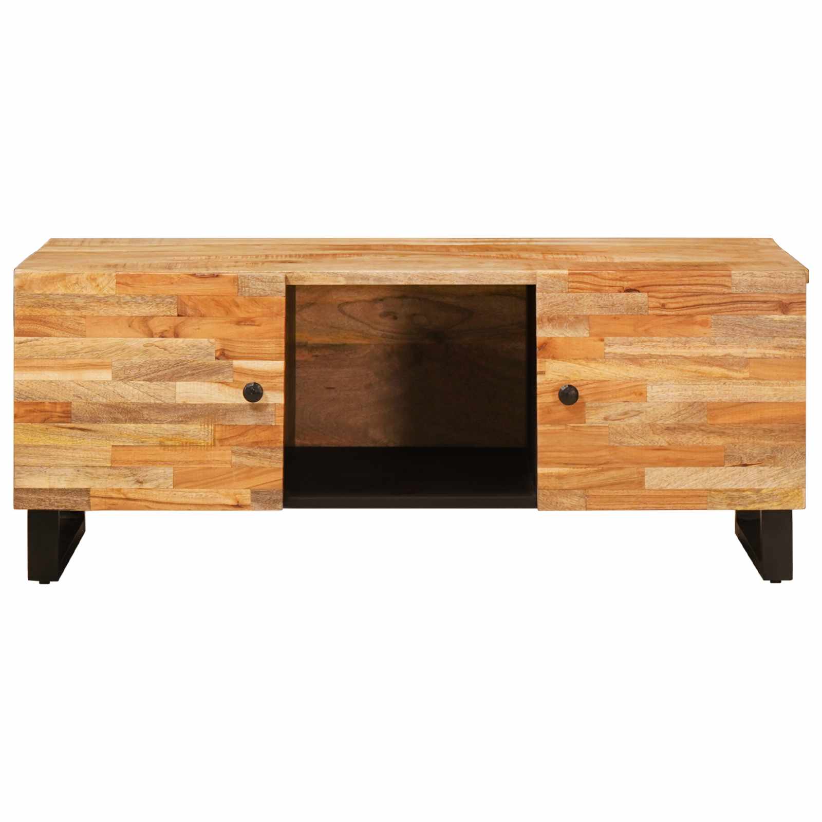 Salontafel Bruin 100 x 54 x 40 cm Massief Mango Hout is nu te koop bij PeponiXL, paradijselijk wonen!