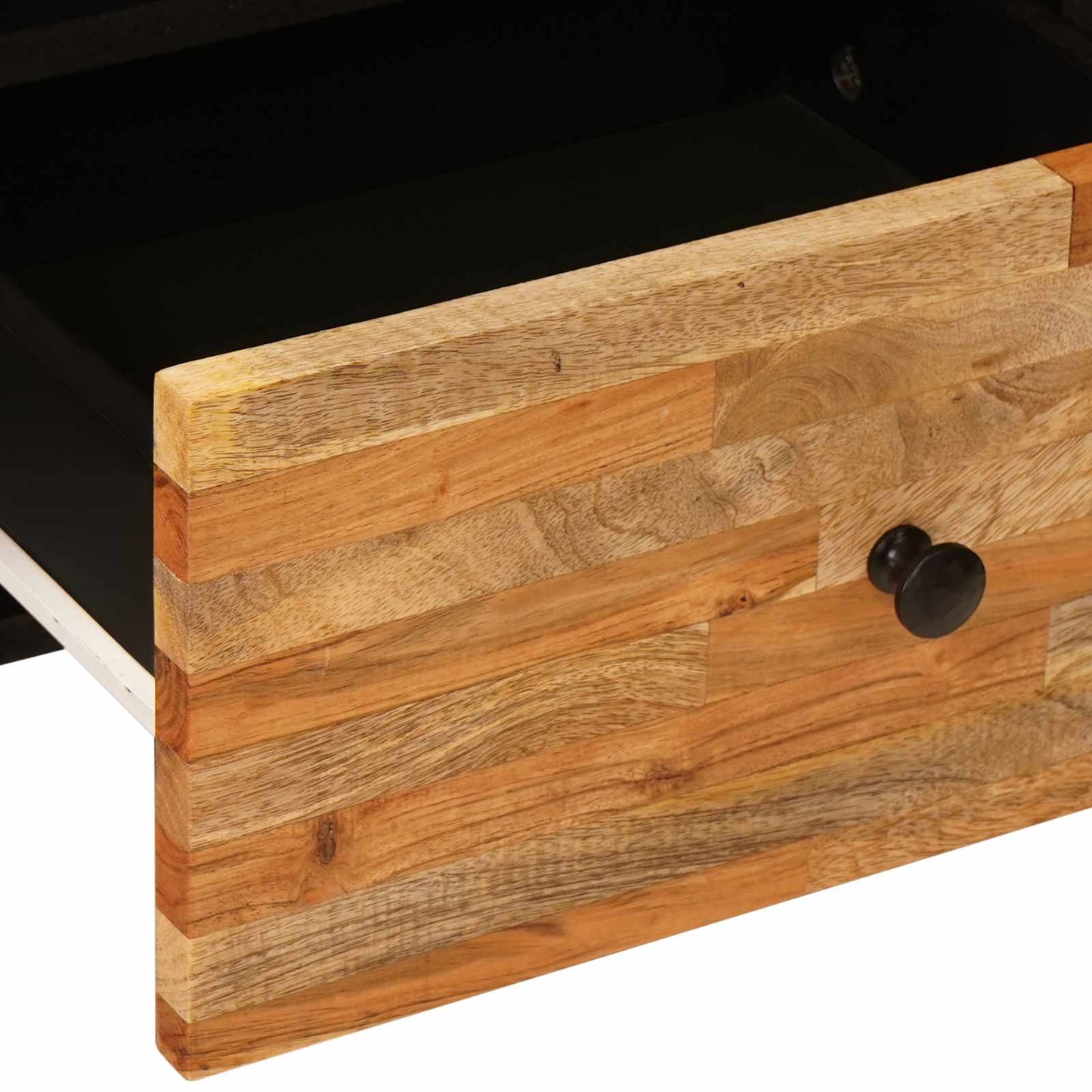 TV-kast met lade Bruin 100 x 33 x 46 cm Massief Mango Hout is nu te koop bij PeponiXL, paradijselijk wonen!