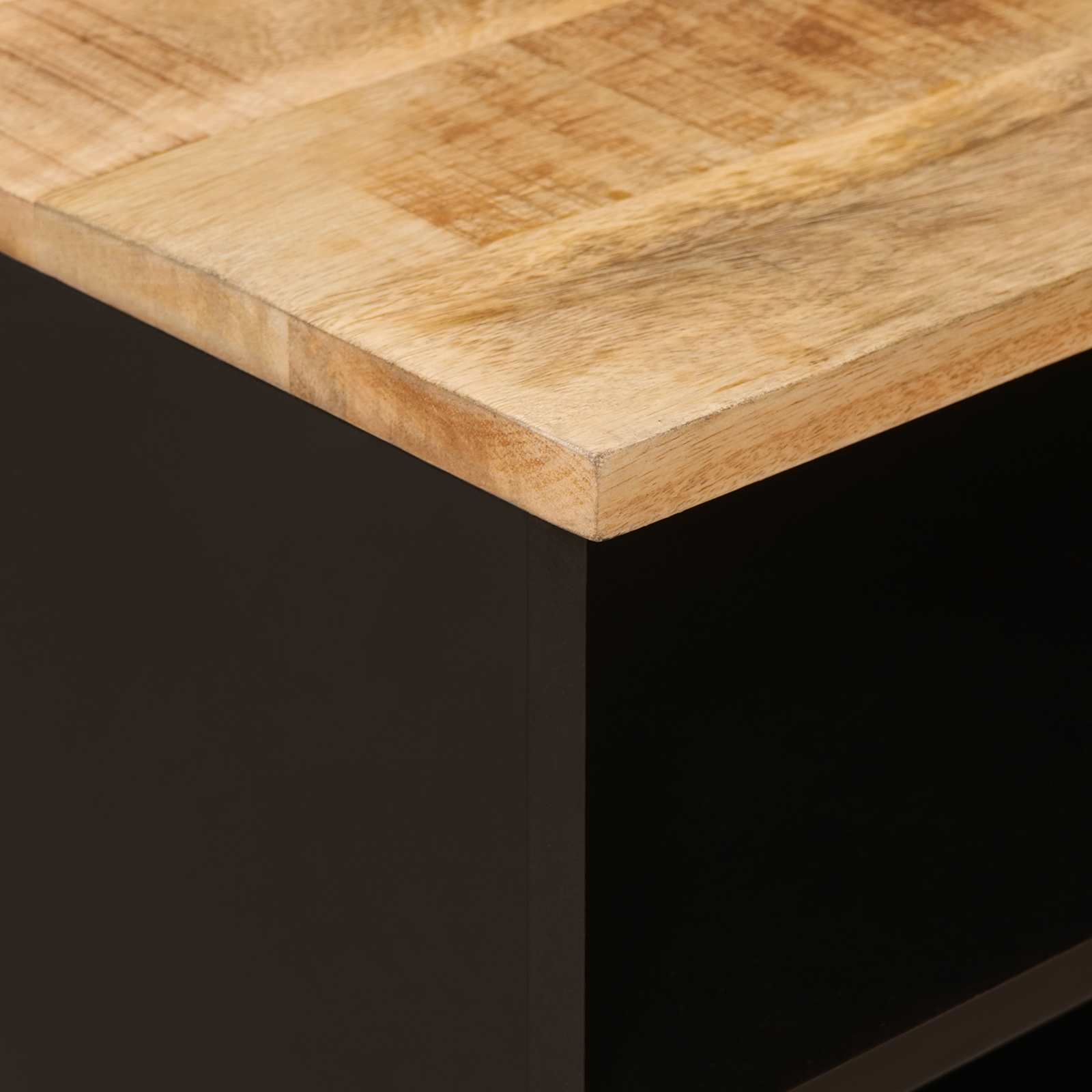 TV-kast met lade Bruin 80 x 33 x 46 cm Massief Mango Hout is nu te koop bij PeponiXL, paradijselijk wonen!