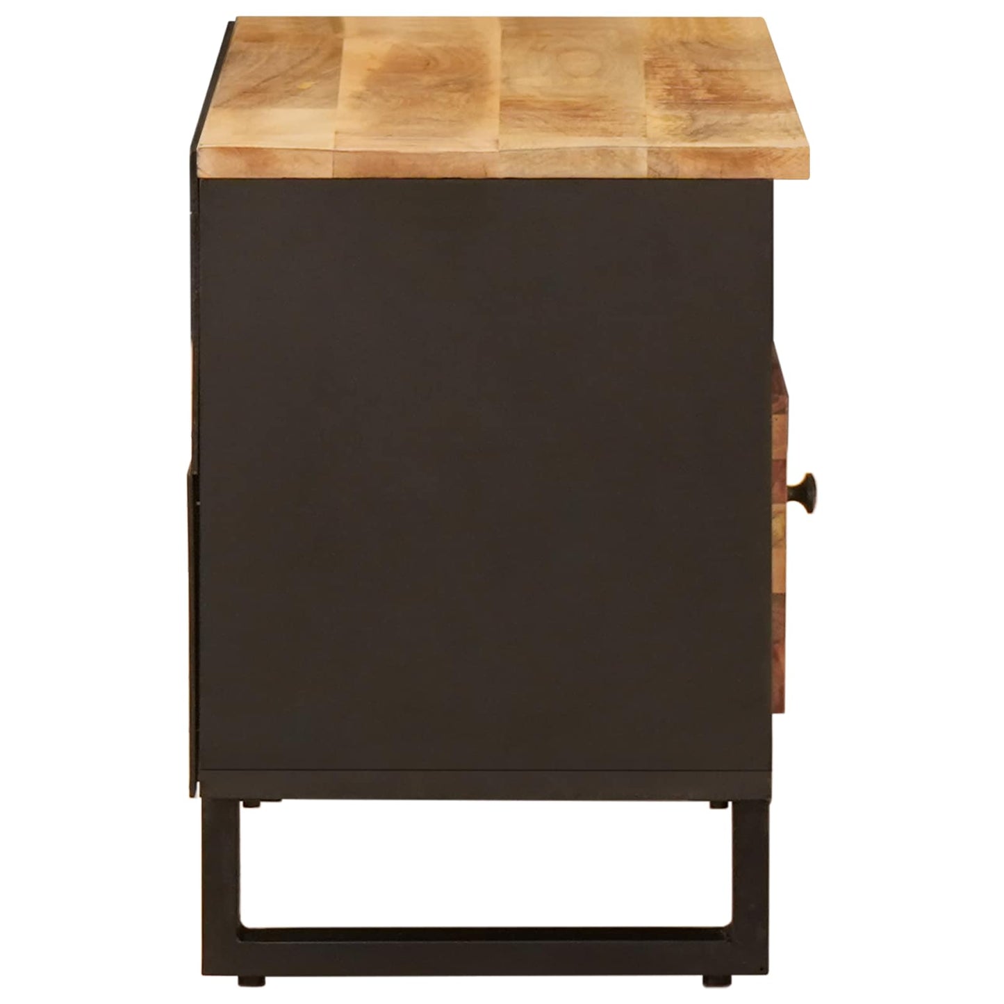 TV-kast met lade Bruin 80 x 33 x 46 cm Massief Mango Hout is nu te koop bij PeponiXL, paradijselijk wonen!