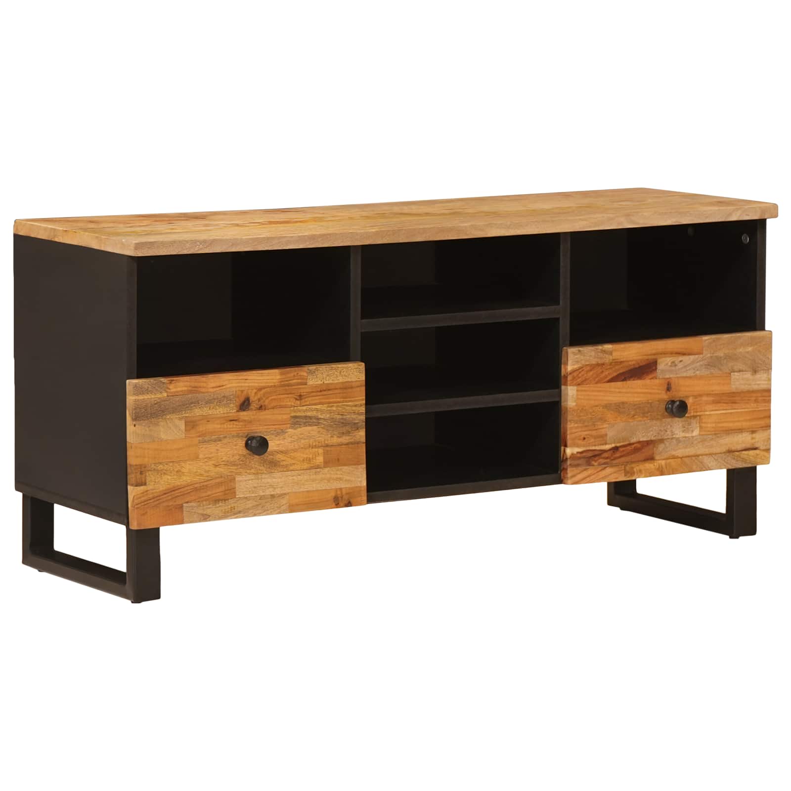 TV-kast Corona Bruin 100 x 33 x 46 cm Massief Mango Hout is nu te koop bij PeponiXL, paradijselijk wonen!