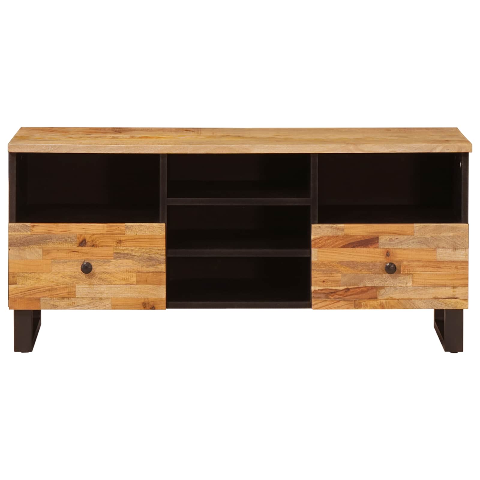 TV-kast Corona Bruin 100 x 33 x 46 cm Massief Mango Hout is nu te koop bij PeponiXL, paradijselijk wonen!