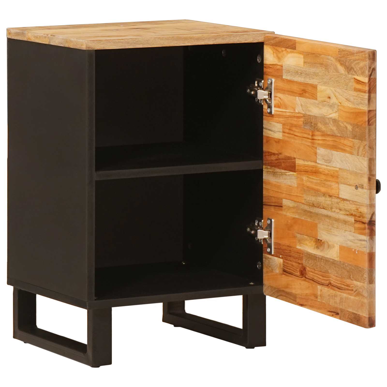 Badkamerkast Naturel 38 x 33 x 58 cm Massief Mango Hout is nu te koop bij PeponiXL, paradijselijk wonen!