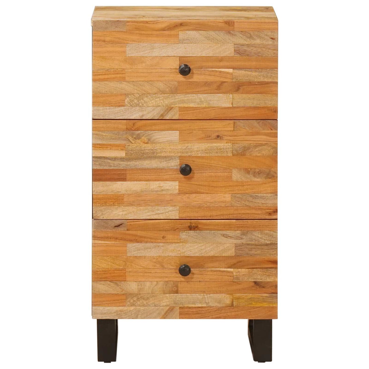 Bijzetkast met lade Bruin 40 x 33 x 75 cm Massief Mango Hout is nu te koop bij PeponiXL, paradijselijk wonen!