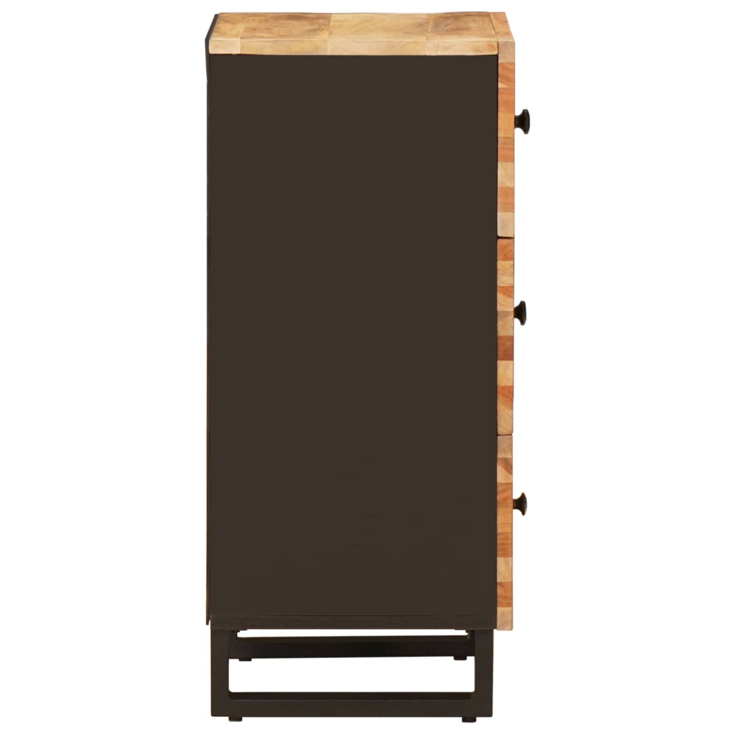 Bijzetkast met lade Bruin 40 x 33 x 75 cm Massief Mango Hout is nu te koop bij PeponiXL, paradijselijk wonen!