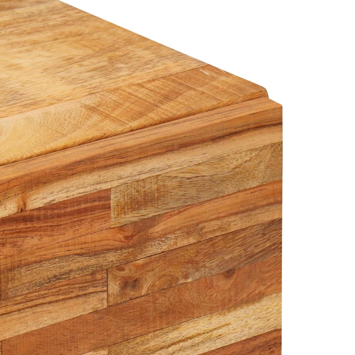 Bijzetkast met lade Bruin 90 x 33 x 75 cm Massief Mango Hout is nu te koop bij PeponiXL, paradijselijk wonen!
