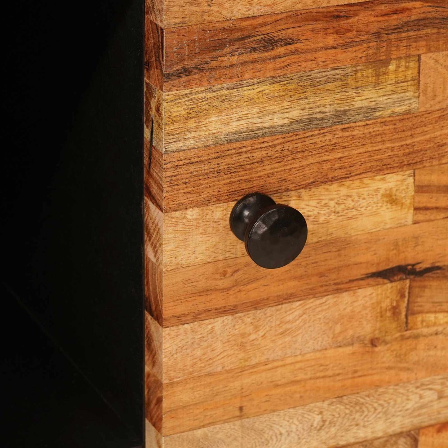 Bijzetkast met lade Bruin 90 x 33 x 75 cm Massief Mango Hout is nu te koop bij PeponiXL, paradijselijk wonen!