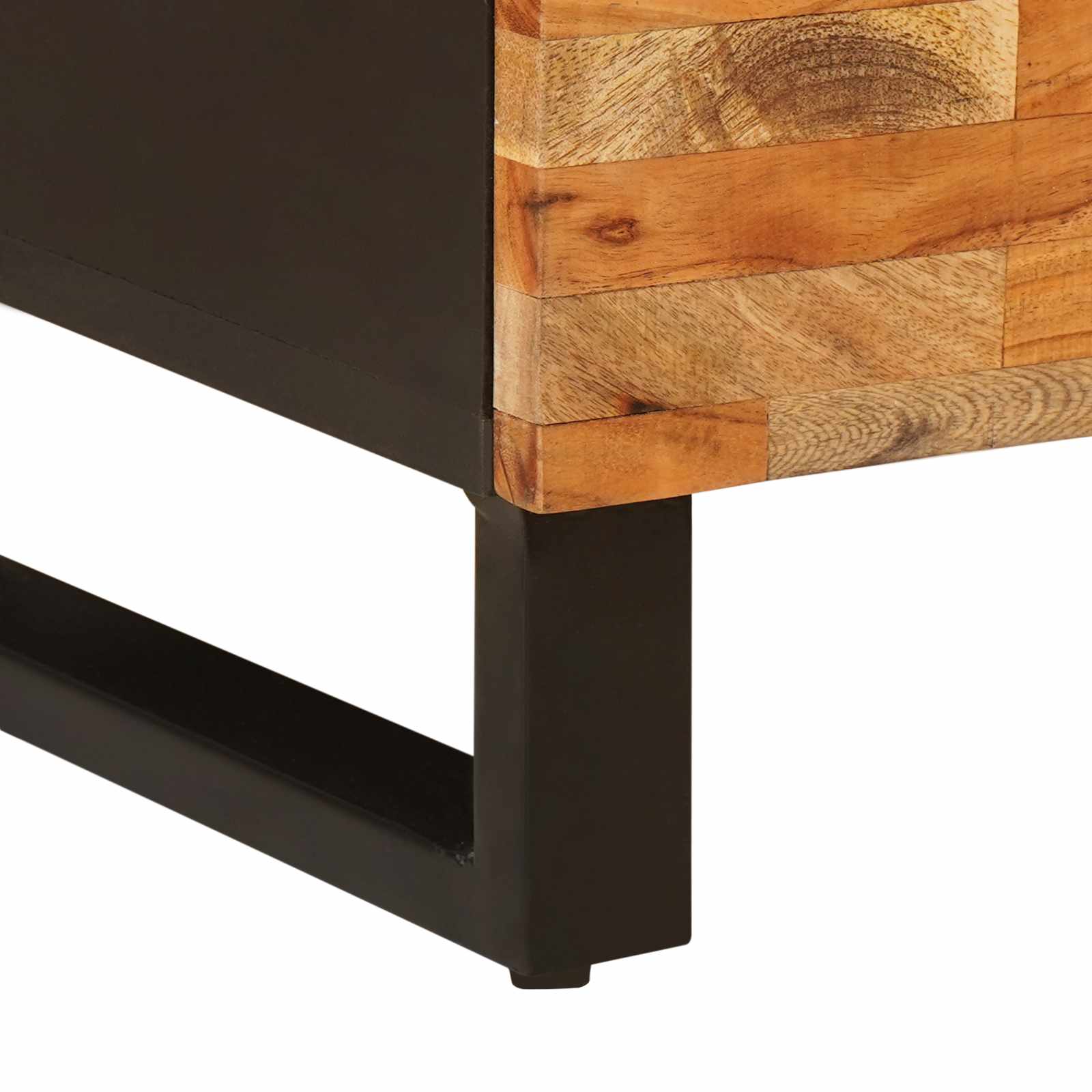 Bijzetkast met lade Bruin 90 x 33 x 75 cm Massief Mango Hout is nu te koop bij PeponiXL, paradijselijk wonen!